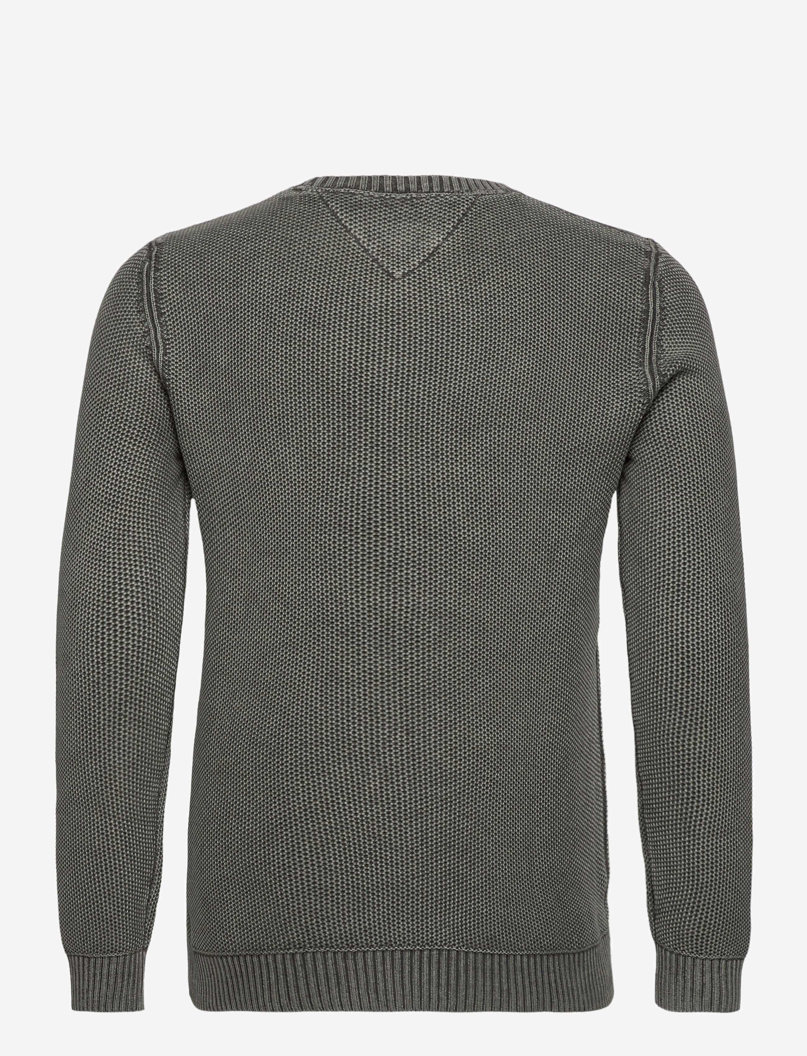 Tommy Jeans - TJM ESSENTIAL WASHED SWEATER - dark grey heather - 1