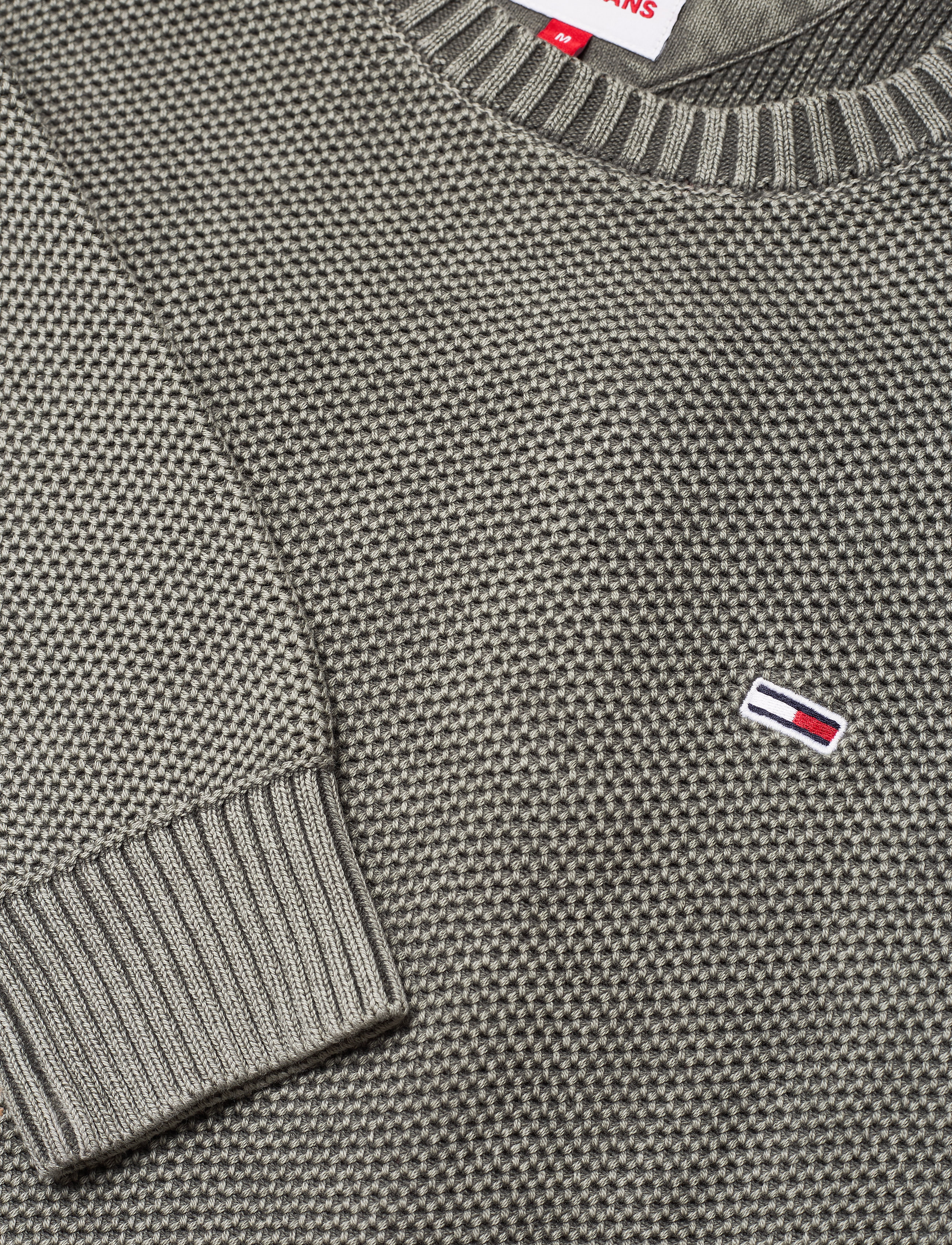 Tommy Jeans - TJM ESSENTIAL WASHED SWEATER - dark grey heather - 2