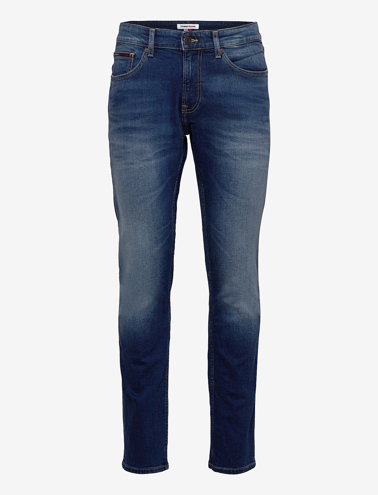 Tommy Jeans - SCANTON SLIM WMBS - slim fit jeans - wilson mid blue stretch - 0