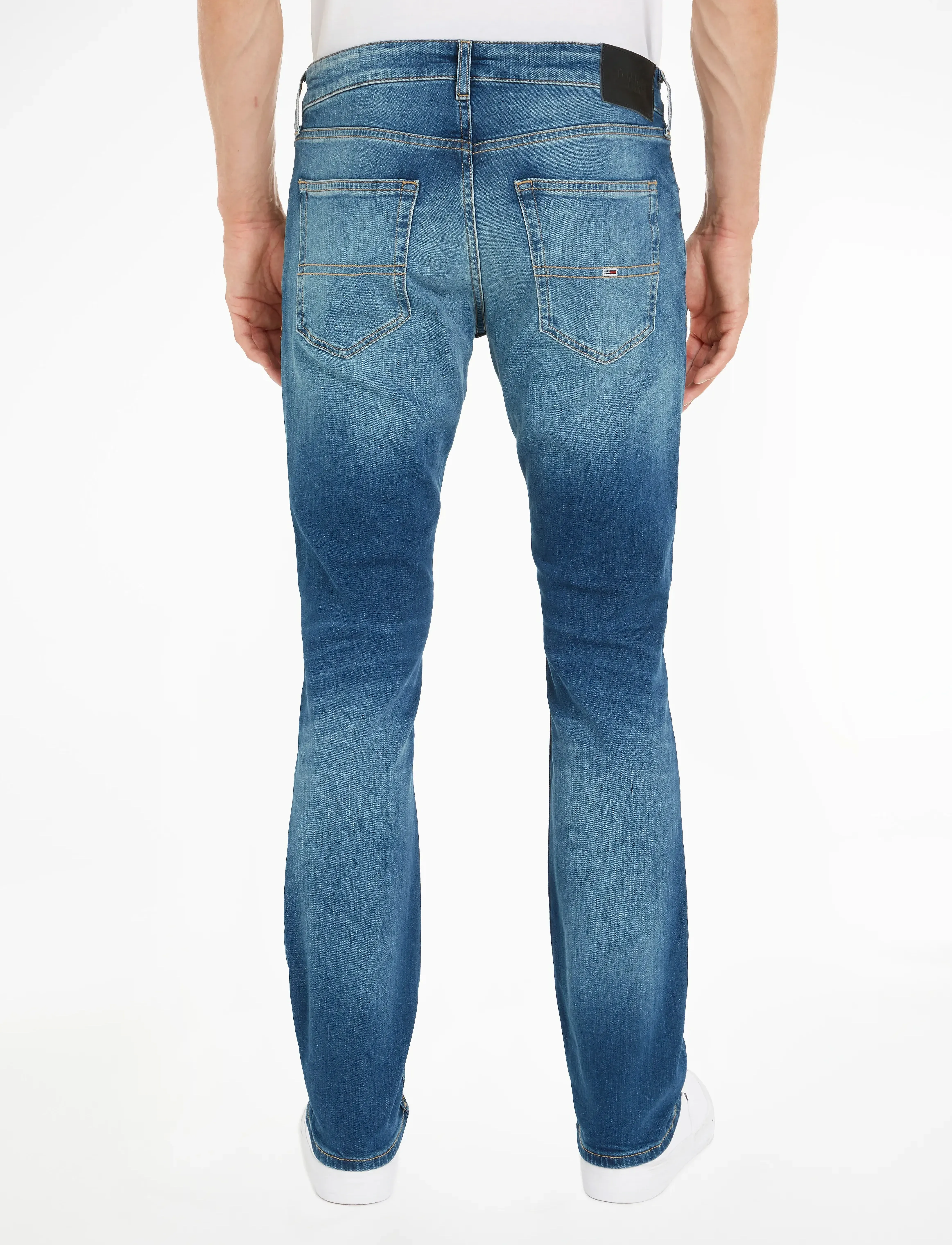 Tommy Jeans - SCANTON SLIM WMBS - wilson mid blue stretch - 3