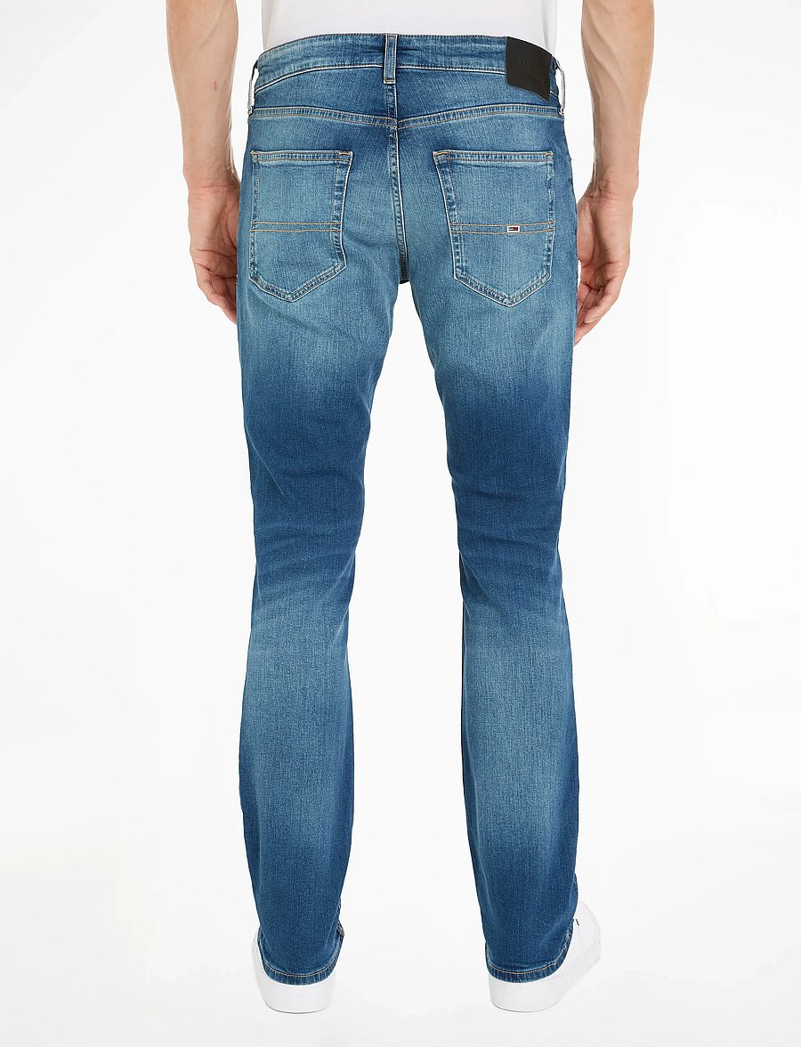 Tommy Jeans - SCANTON SLIM WMBS - kitsad teksad - wilson mid blue stretch - 3