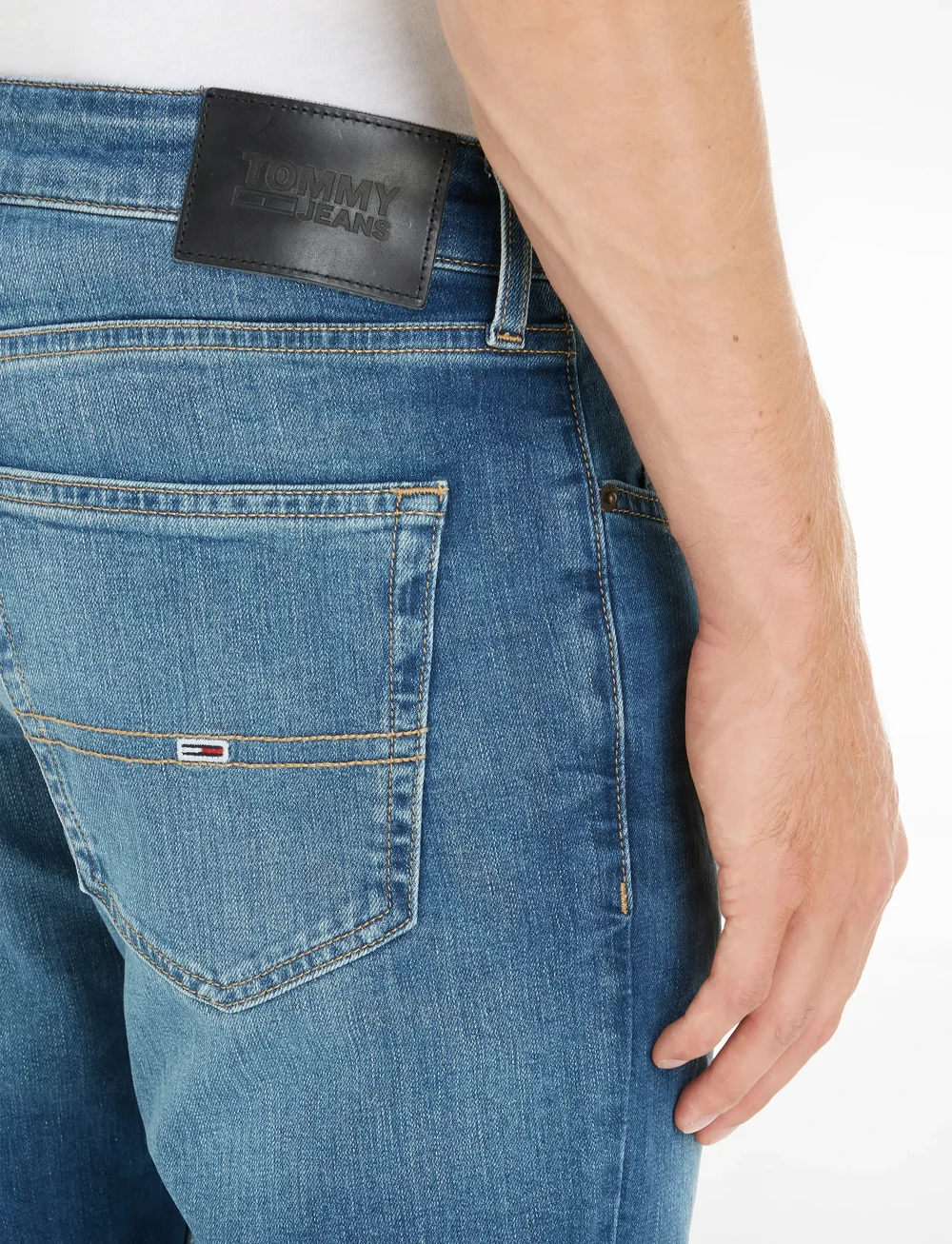 Tommy Jeans - SCANTON SLIM WMBS - slim jeans - wilson mid blue stretch - 4