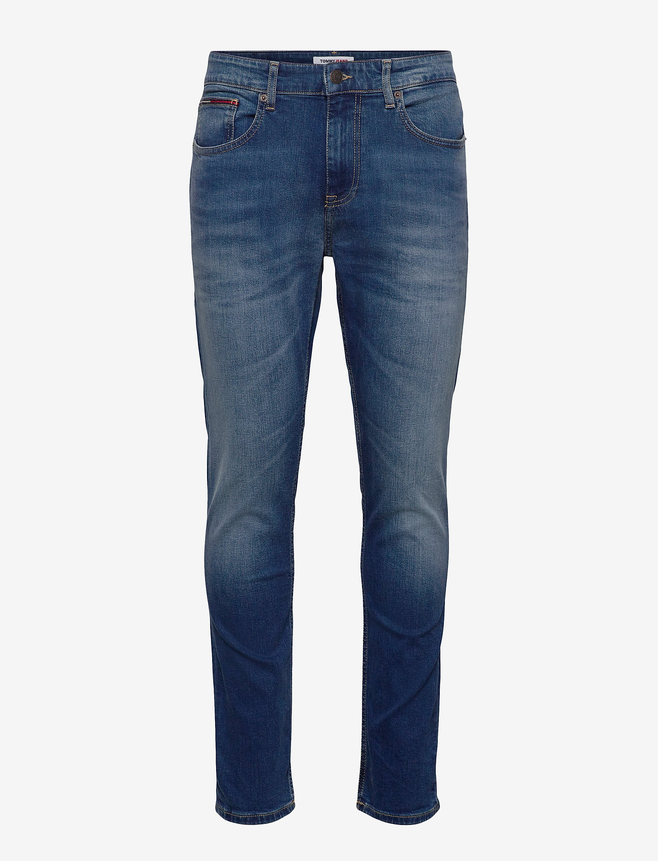 Tommy Jeans - AUSTIN SLIM TAPERED WMBS - slim jeans - wilson mid blue stretch - 0