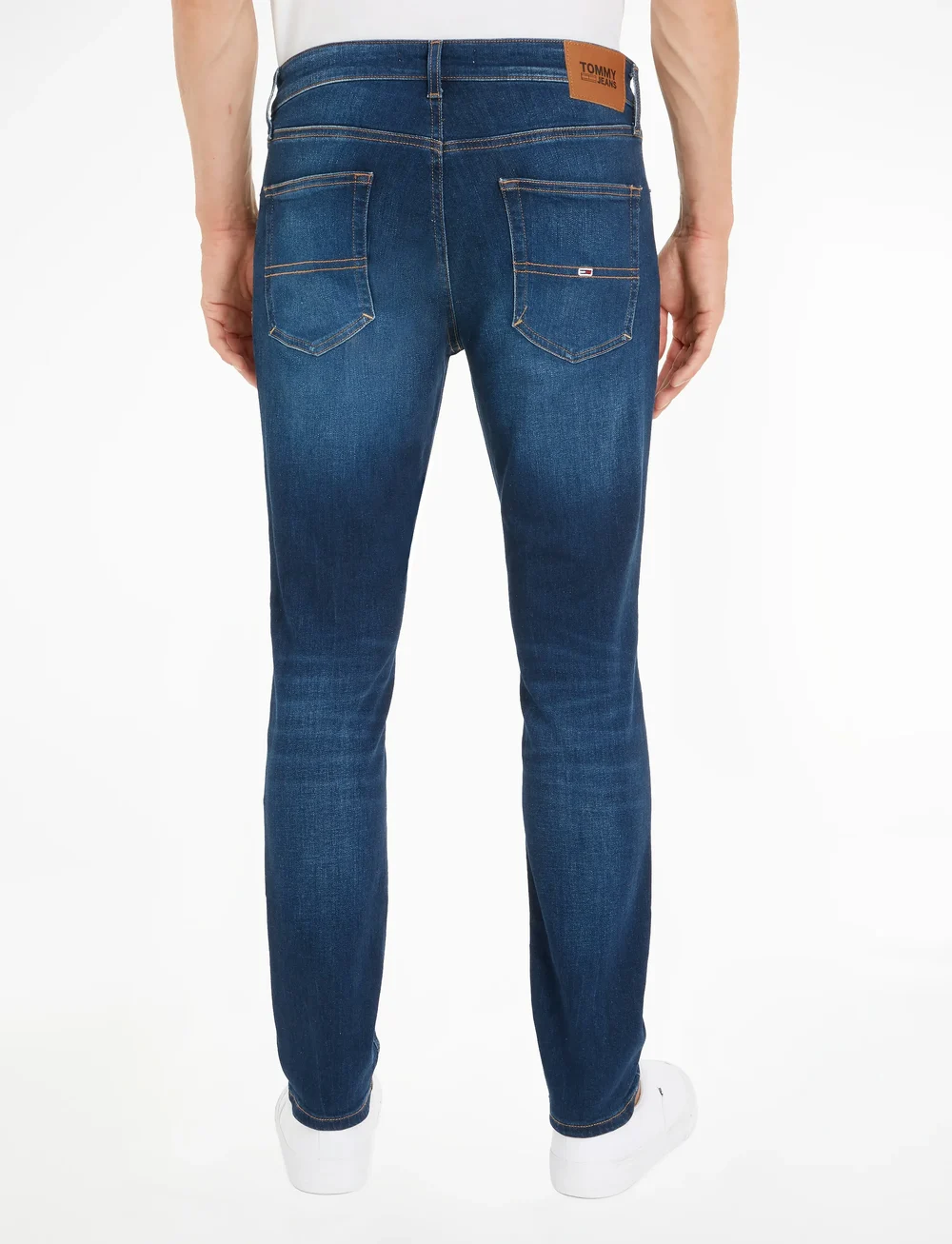 Tommy Jeans - AUSTIN SLIM TPRD ASDBS - kitsad teksad - aspen dark blue stretch - 3