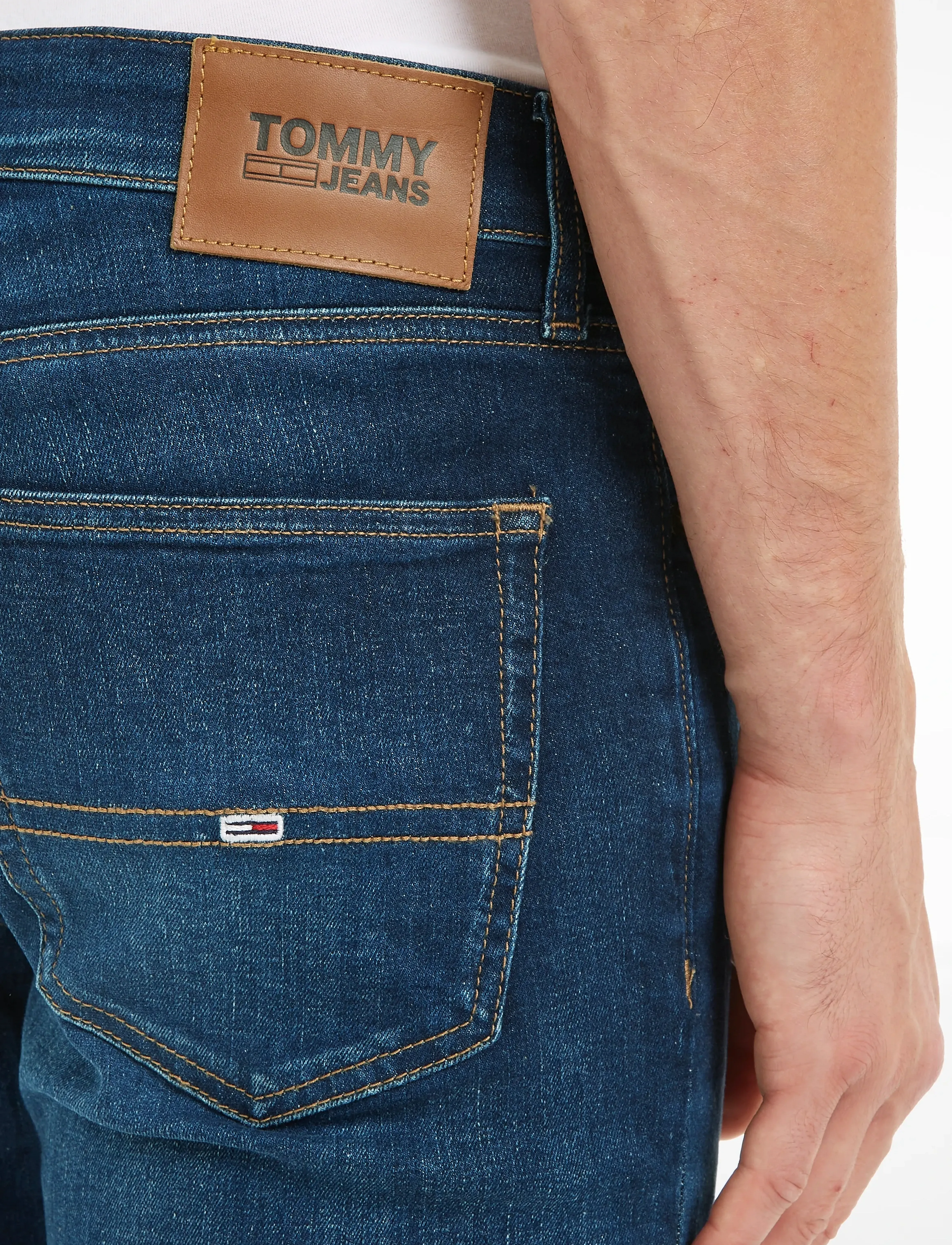 Tommy Jeans SCANTON SLIM ASDBS - Kleidung - ASPEN DARK BLUE STRETCH / blue