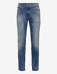 Tommy Jeans - SCANTON SLIM WLBS - džinsa bikses ar tievām starām - wilson light blue stretch - 0