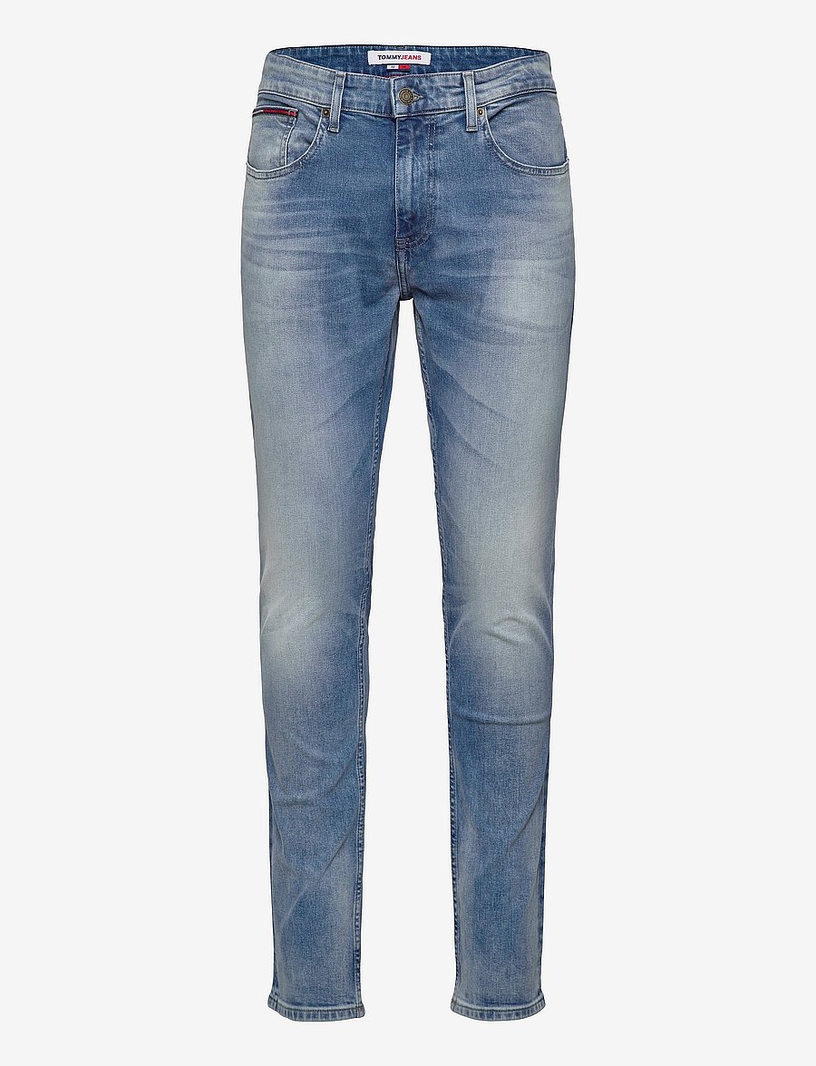 Tommy Jeans - AUSTIN SLIM TAPERED WLBS - wilson light blue stretch - 1