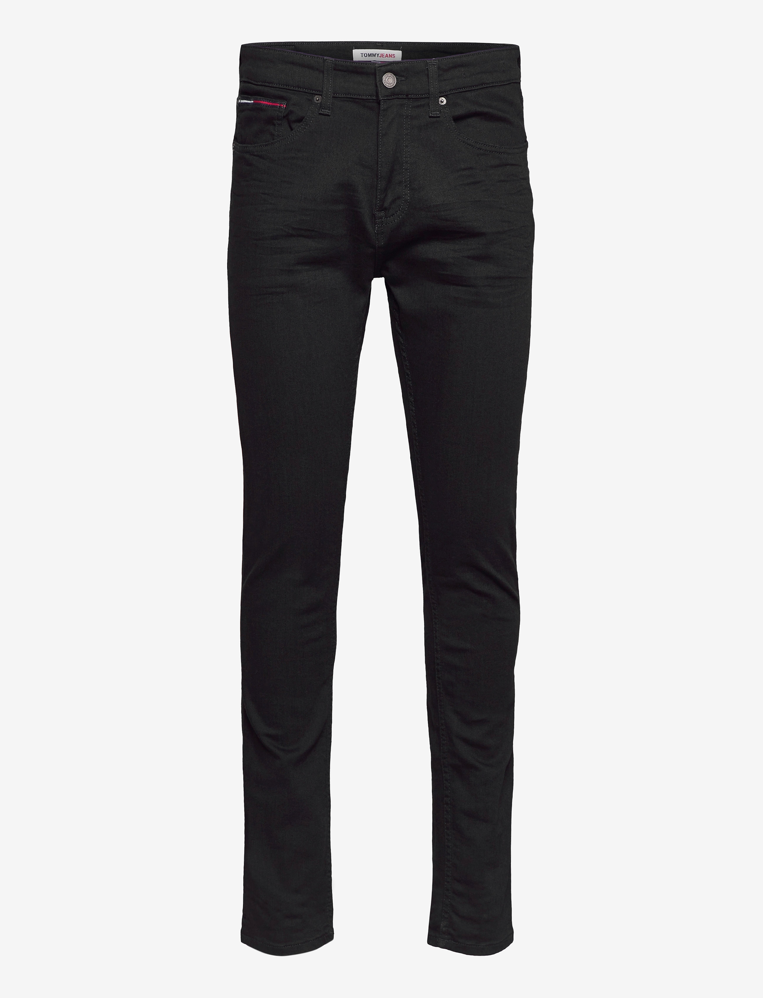 Tommy Jeans - AUSTIN SLIM TAPERED NBKS - new black stretch - 1
