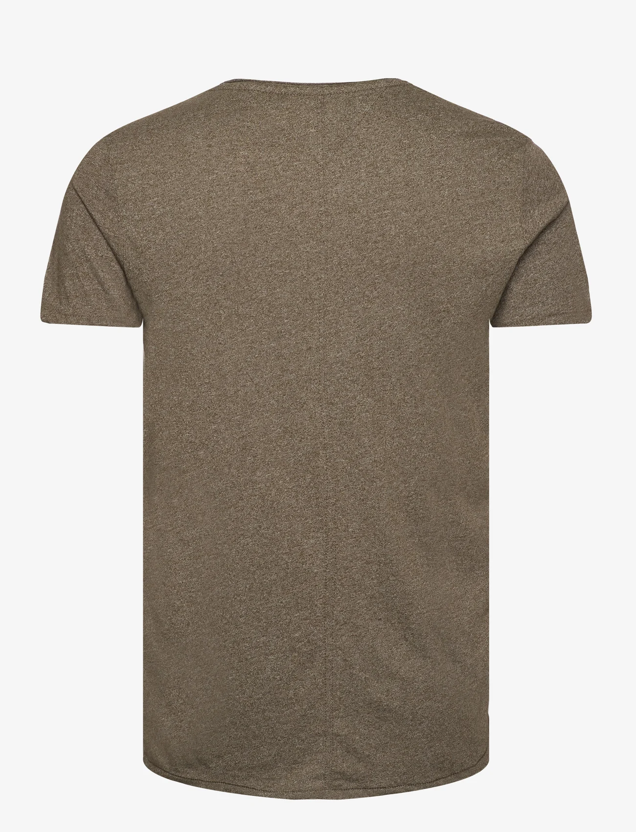 Tommy Jeans - TJM XSLIM JASPE C NECK EXT - kortärmade t-shirts - drab olive green - 1