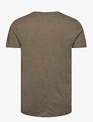 Tommy Jeans - TJM XSLIM JASPE C NECK EXT - kortärmade t-shirts - drab olive green - 1