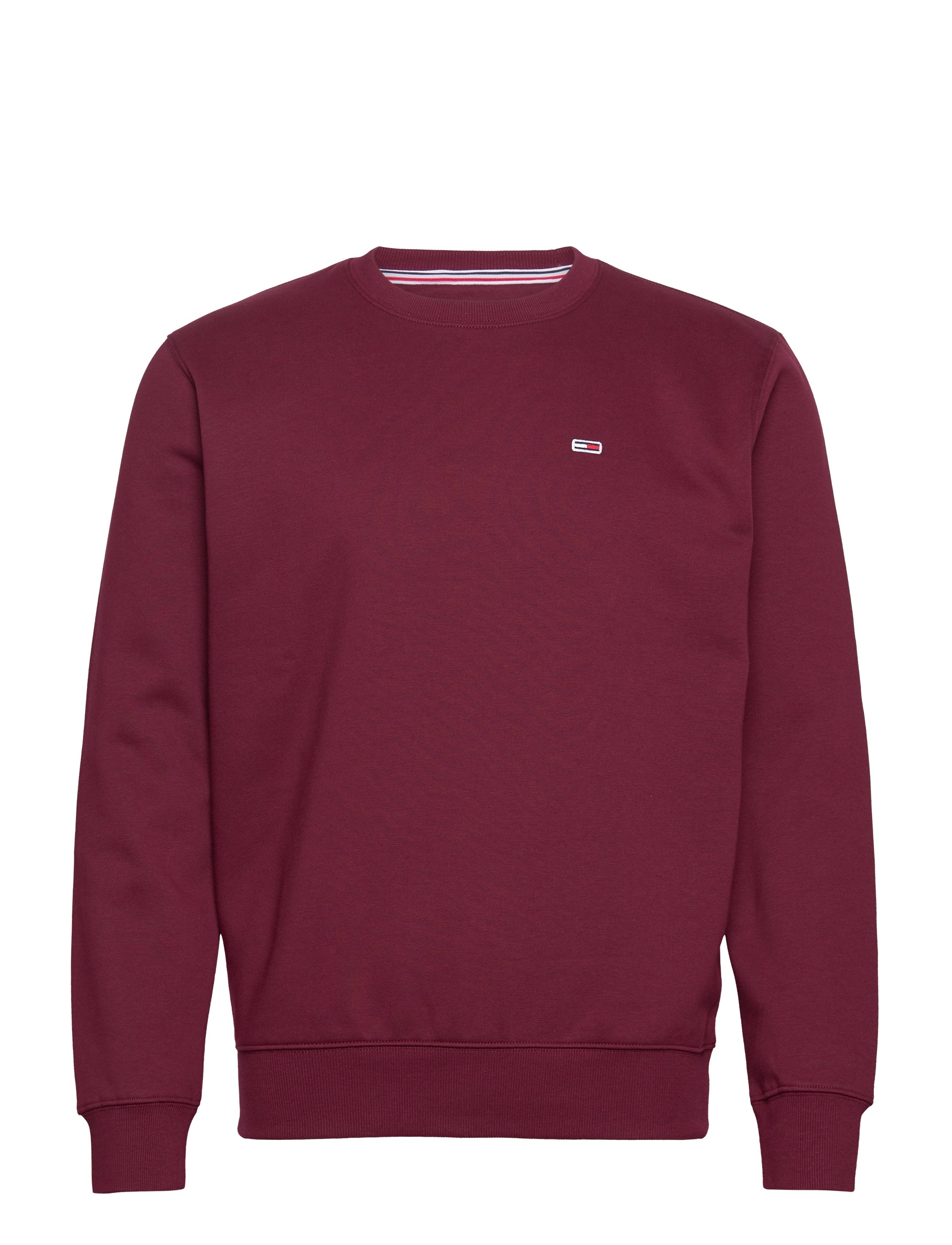 TJM REGULAR FLEECE C NECK - DEEP ROUGE