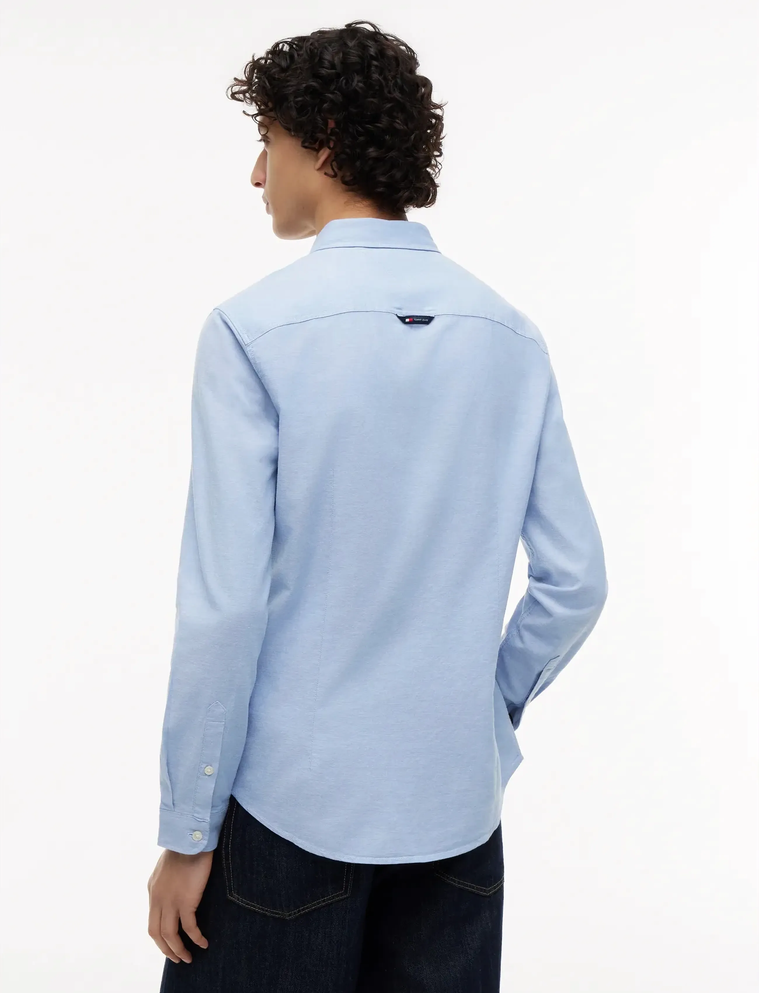 Tommy Jeans - TJM SLIM STRETCH OXFORD SHIRT - oxford-hemden - perfume blue - 3