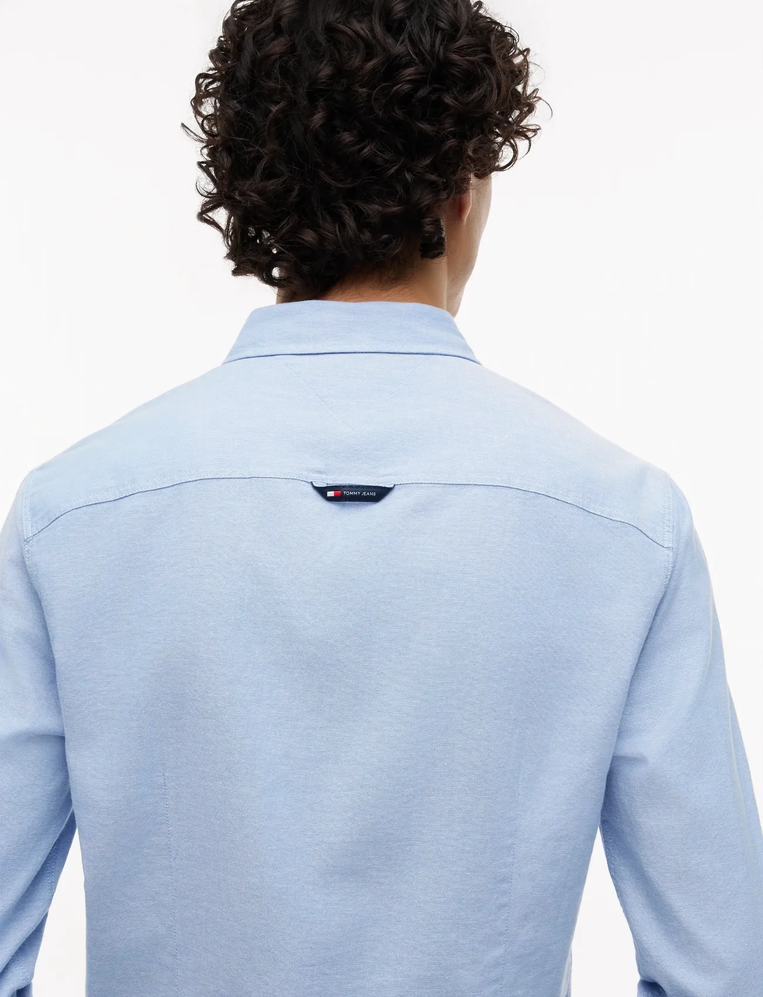 Tommy Jeans - TJM SLIM STRETCH OXFORD SHIRT - oxford-hemden - perfume blue - 5
