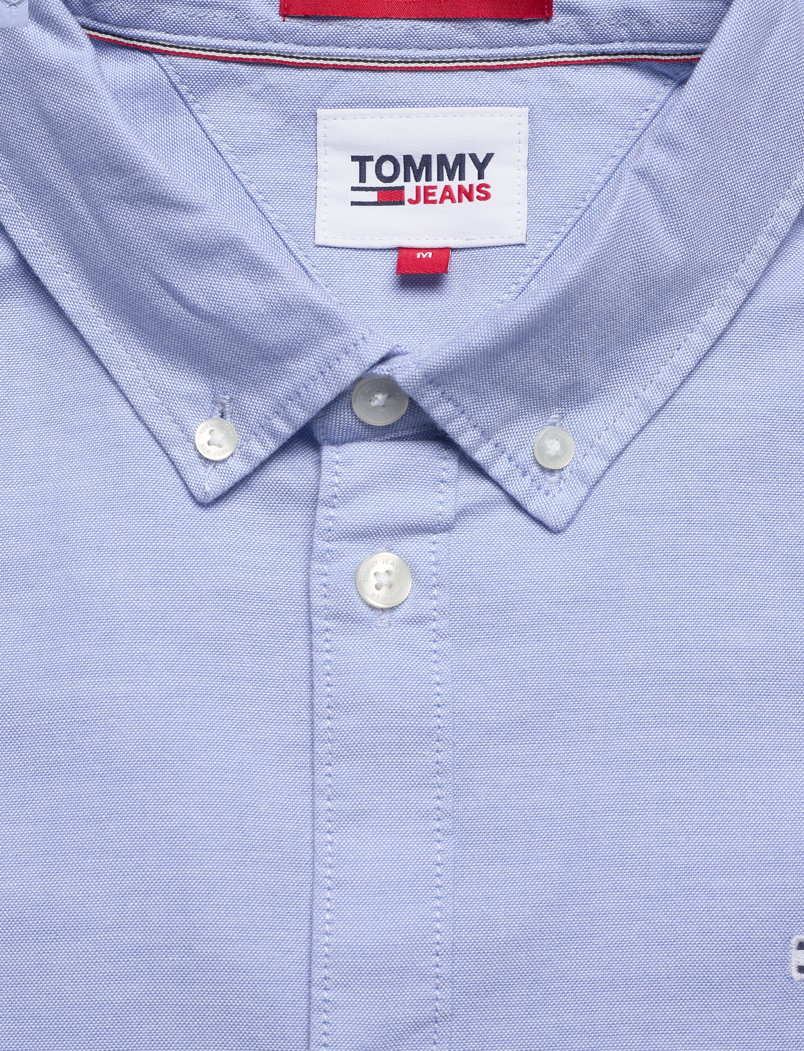 Tommy Jeans - TJM SLIM STRETCH OXFORD SHIRT - oxford-skyrtur - perfume blue - 5