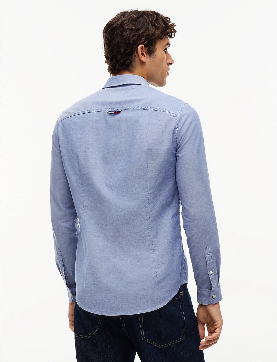 Tommy Jeans - TJM SLIM STRETCH OXFORD SHIRT - oxford-hemden - twilight navy - 2