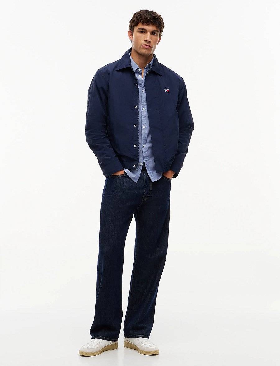 Tommy Jeans - TJM SLIM STRETCH OXFORD SHIRT - oxford-hemden - twilight navy - 4