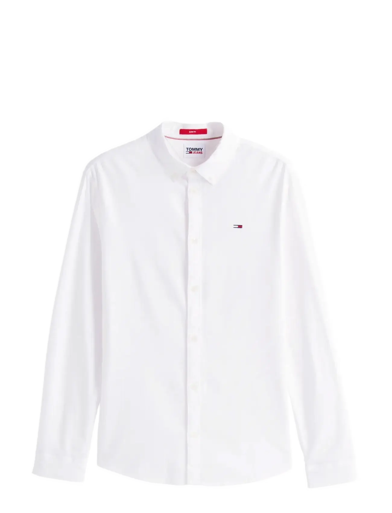Tommy Jeans TJM SLIM STRETCH OXFORD SHIRT - Basic skjorter - WHITE / white