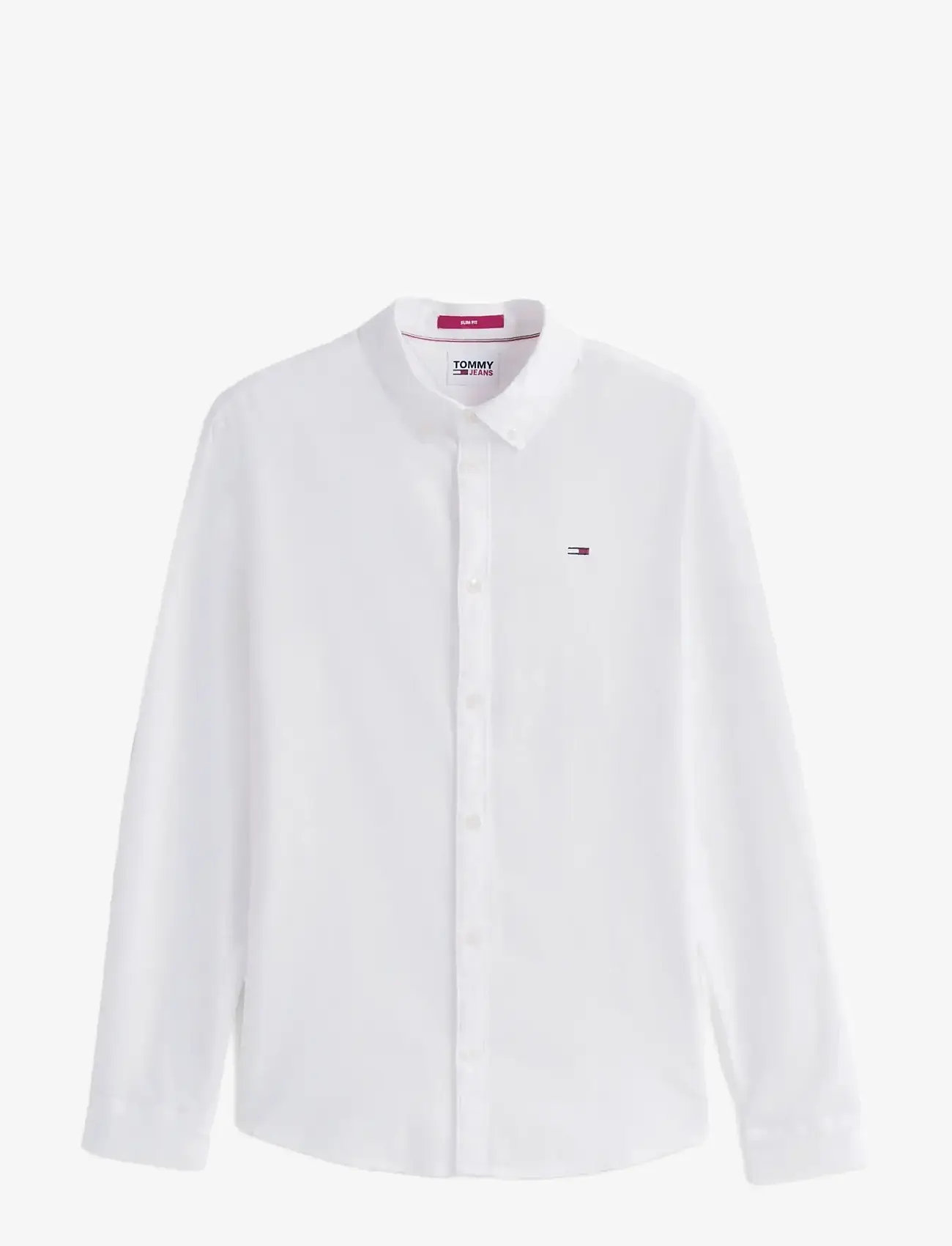 Tommy Jeans - TJM SLIM STRETCH OXFORD SHIRT - oxford skjorter - white - 1