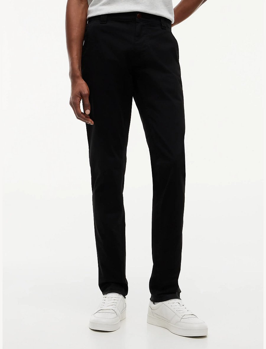 Tommy Jeans - TJM SCANTON CHINO PANT - chinos - black - 0