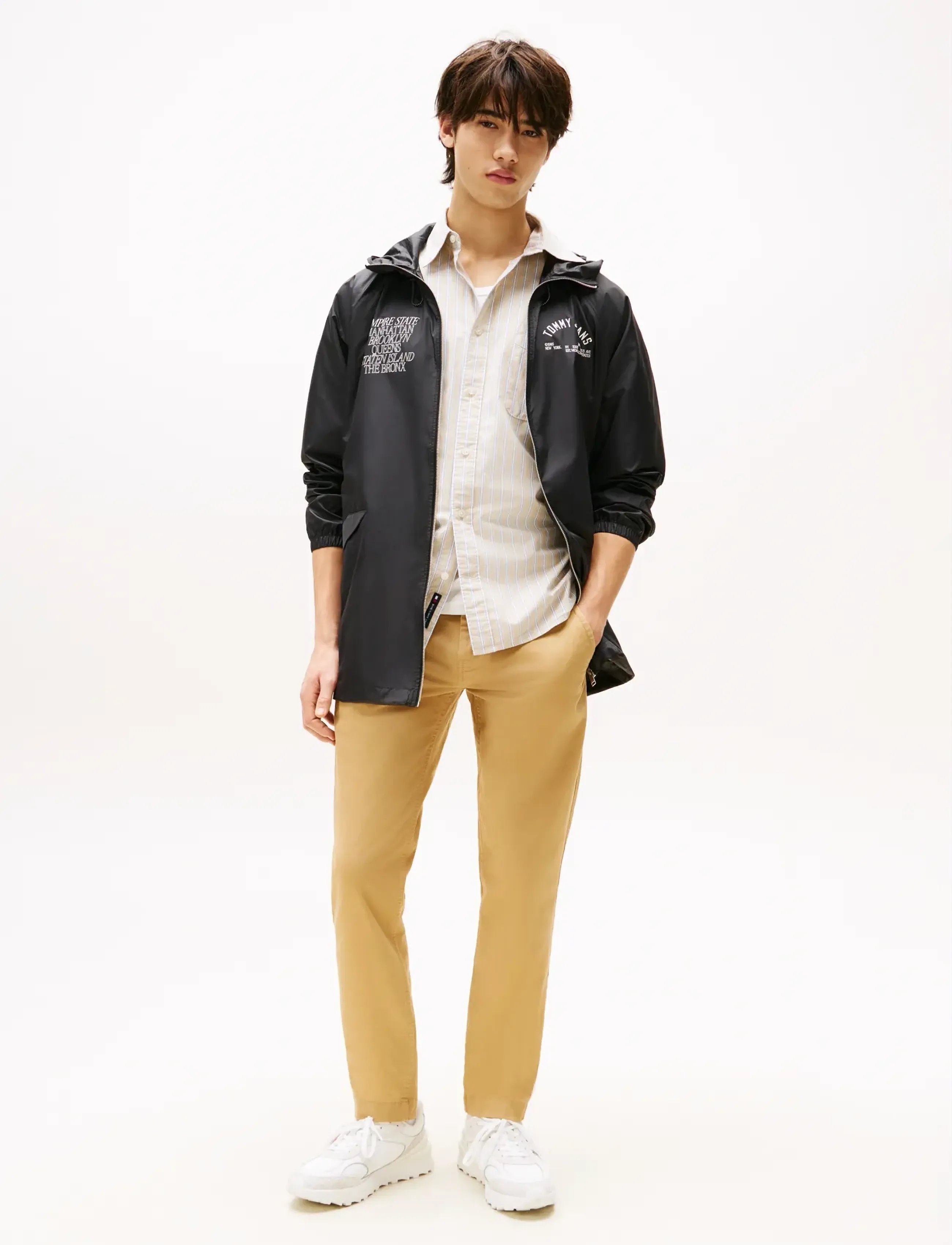 Tommy Jeans - TJM SCANTON CHINO PANT - chino-buxur - classic khaki - 3