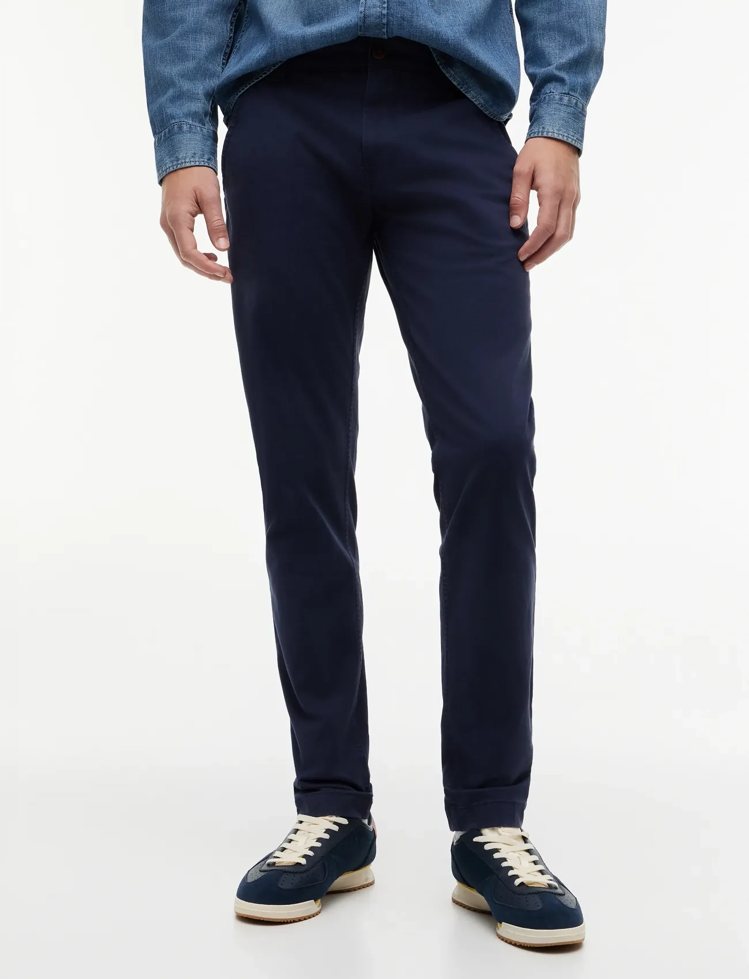 Tommy Jeans TJM SCANTON CHINO PANT - Byxor - TWILIGHT NAVY / blue