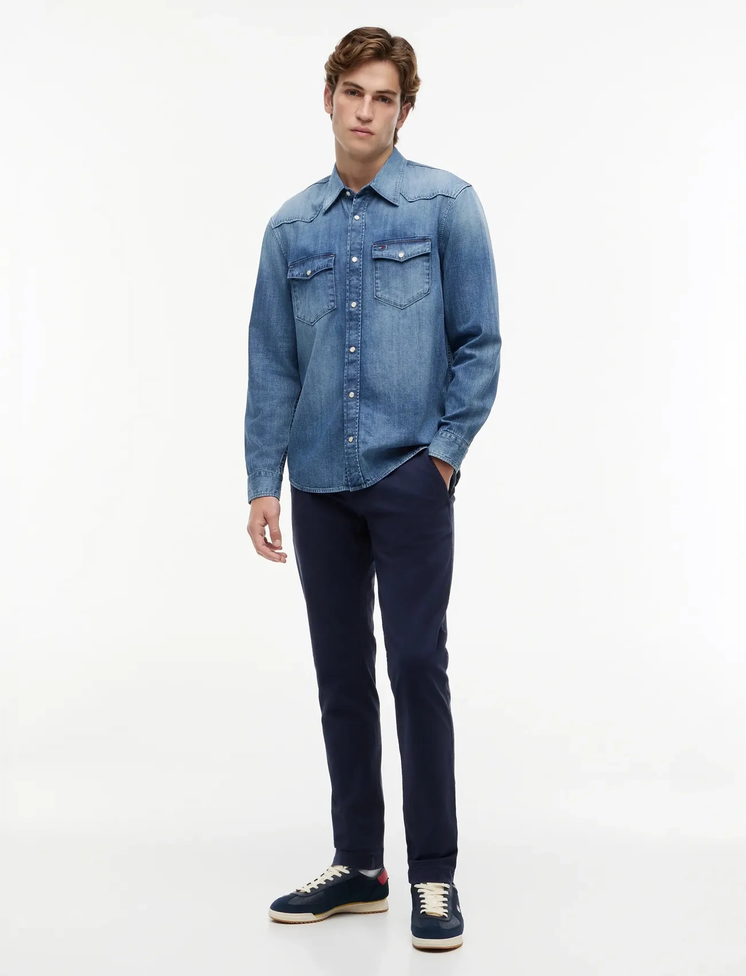 Tommy Jeans - TJM SCANTON CHINO PANT - chinos - twilight navy - 4