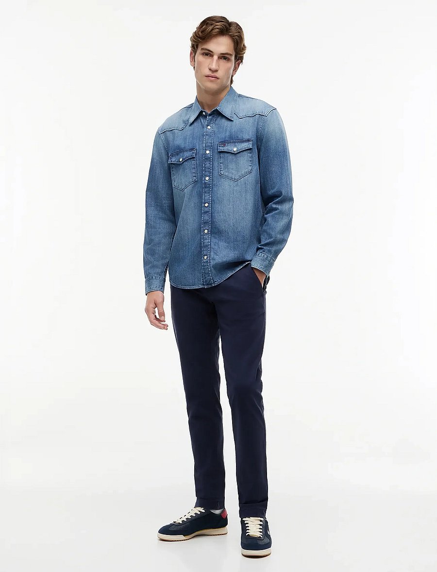 Tommy Jeans - TJM SCANTON CHINO PANT - chinos - twilight navy - 4