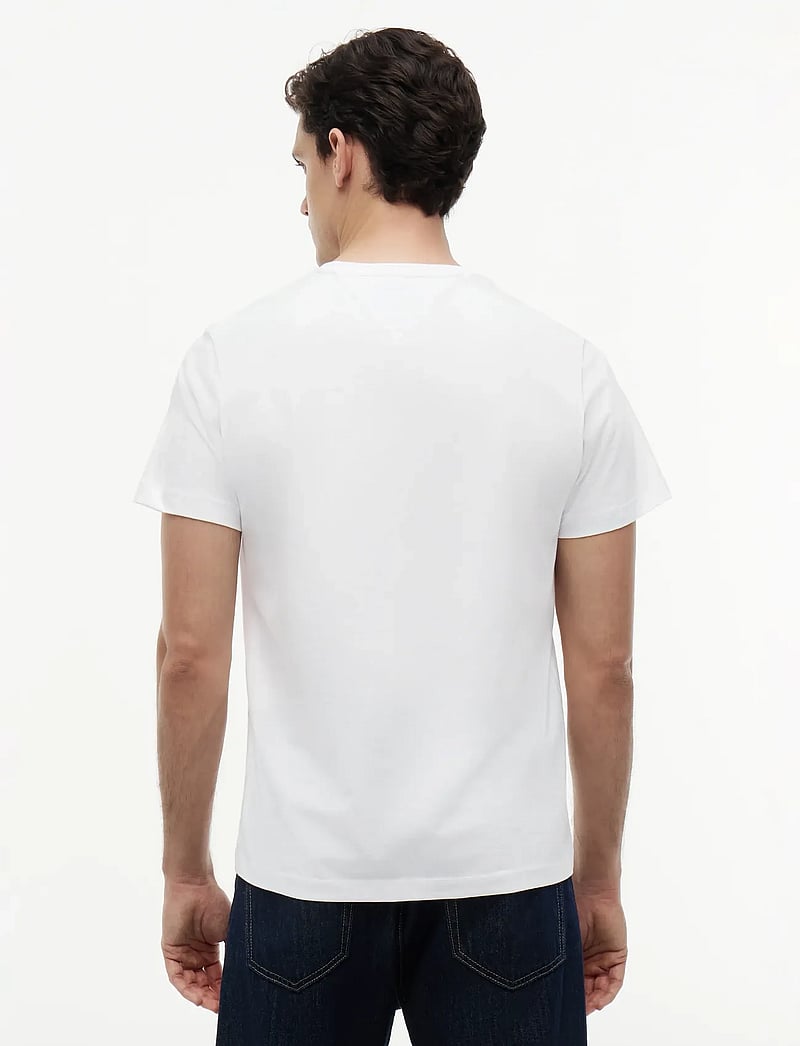 Tommy Jeans - TJM REG JERSEY C NECK EXT - kurzärmelig - white - 3