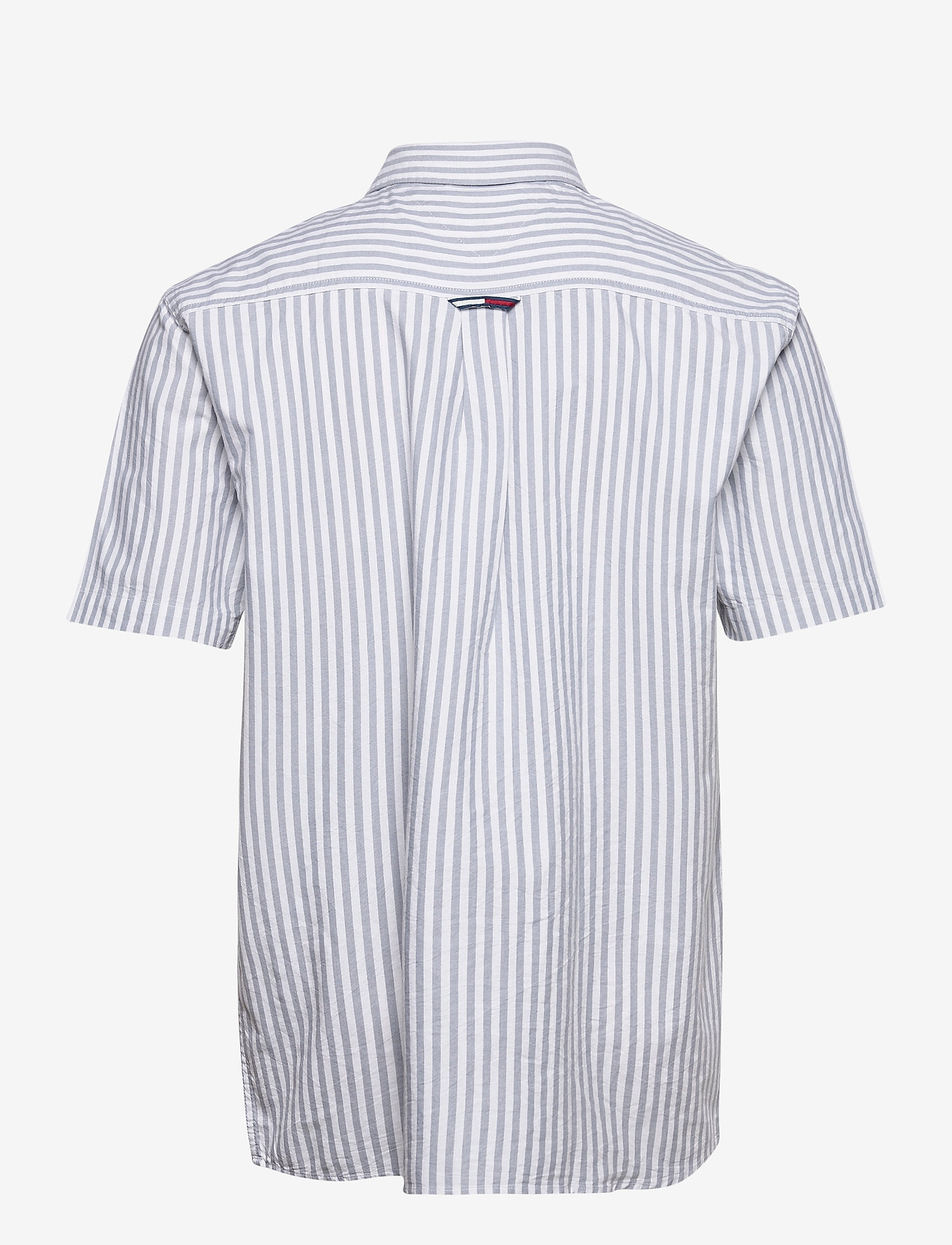 Tommy Jeans - TJM STRIPED SHORTSLEEVE SHIRT - cinder blue / white - 1