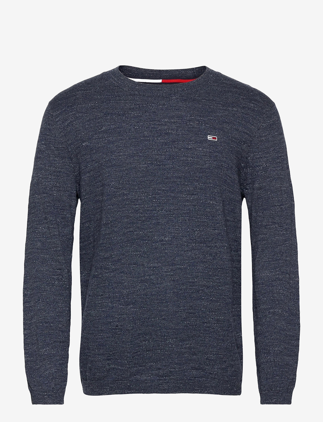 Tommy Jeans - TJM LIGHTWEIGHT HEATHER SWEATER - twilight navy htr - 0