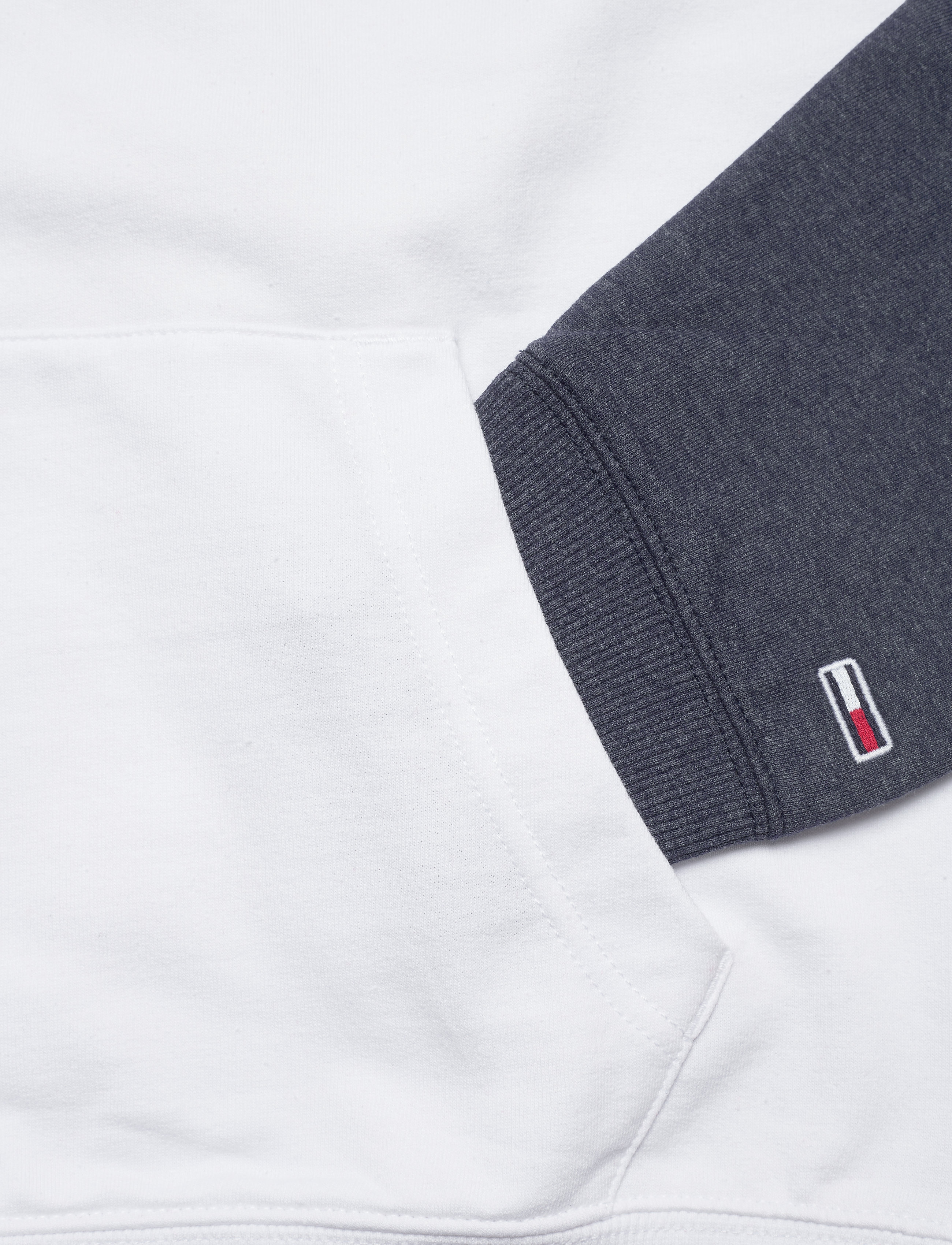 Tommy Jeans - TJM HALF AND HALF HOODIE - white / multi - 3