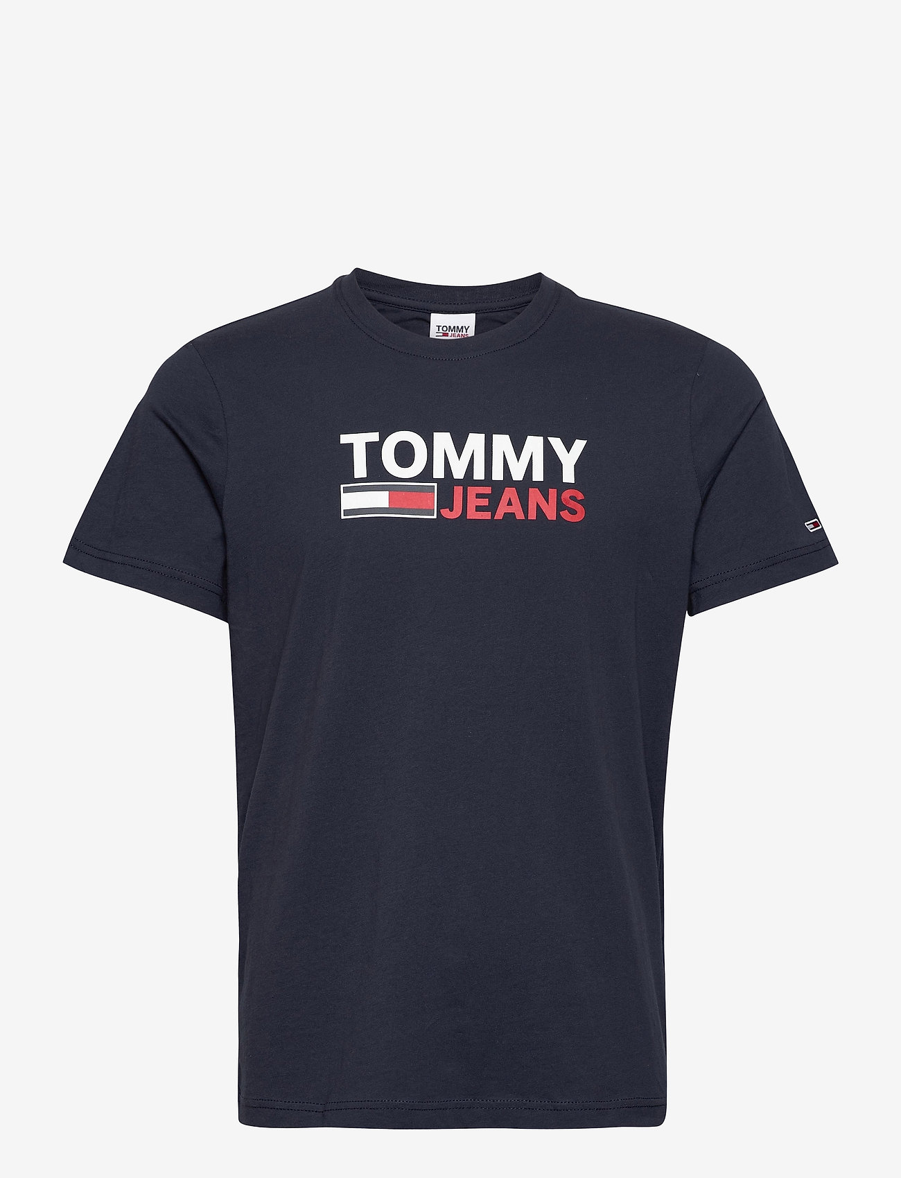 Tommy Jeans - TJM CORP LOGO TEE - twilight navy - 0