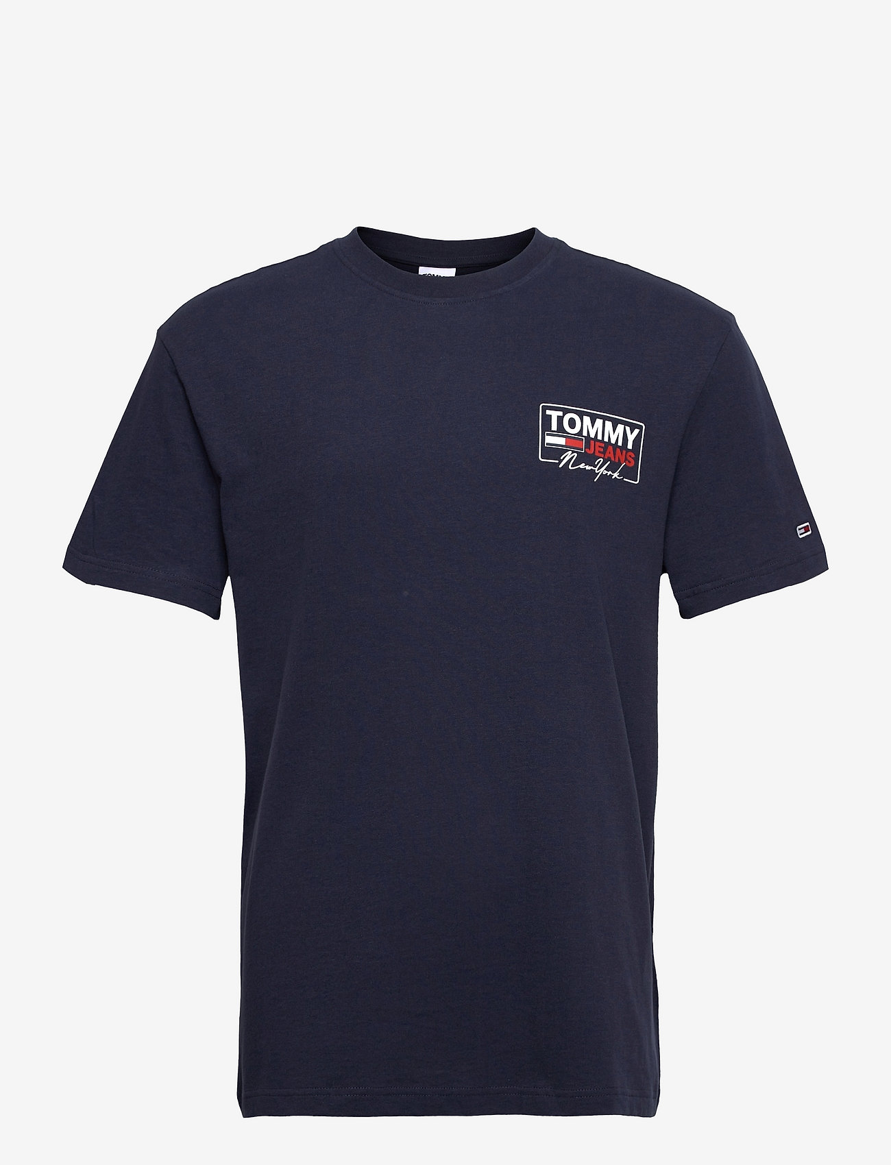 Tommy Jeans - TJM NY SCRIPT BOX BACK LOGO TEE - twilight navy - 0