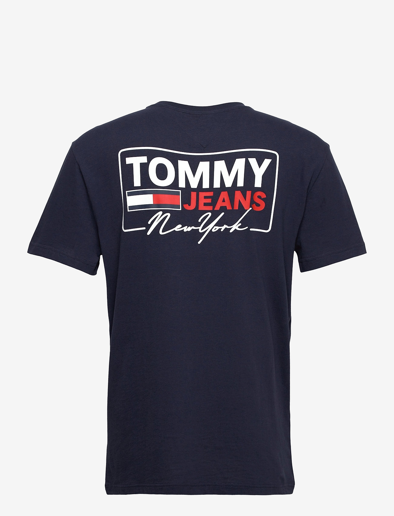 Tommy Jeans - TJM NY SCRIPT BOX BACK LOGO TEE - twilight navy - 1