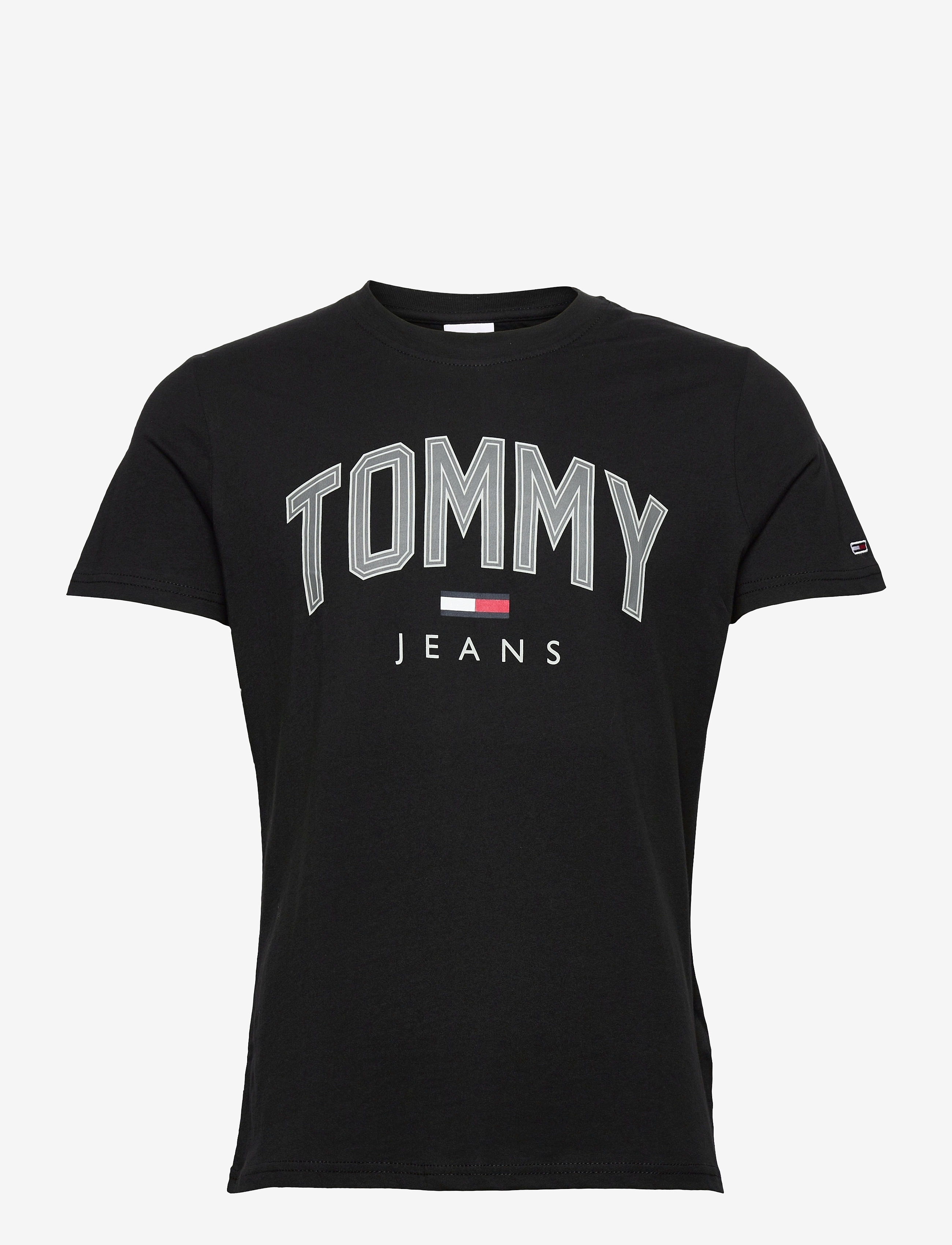 Tommy Jeans - TJM SHADOW TOMMY PRINT TEE - black - 0