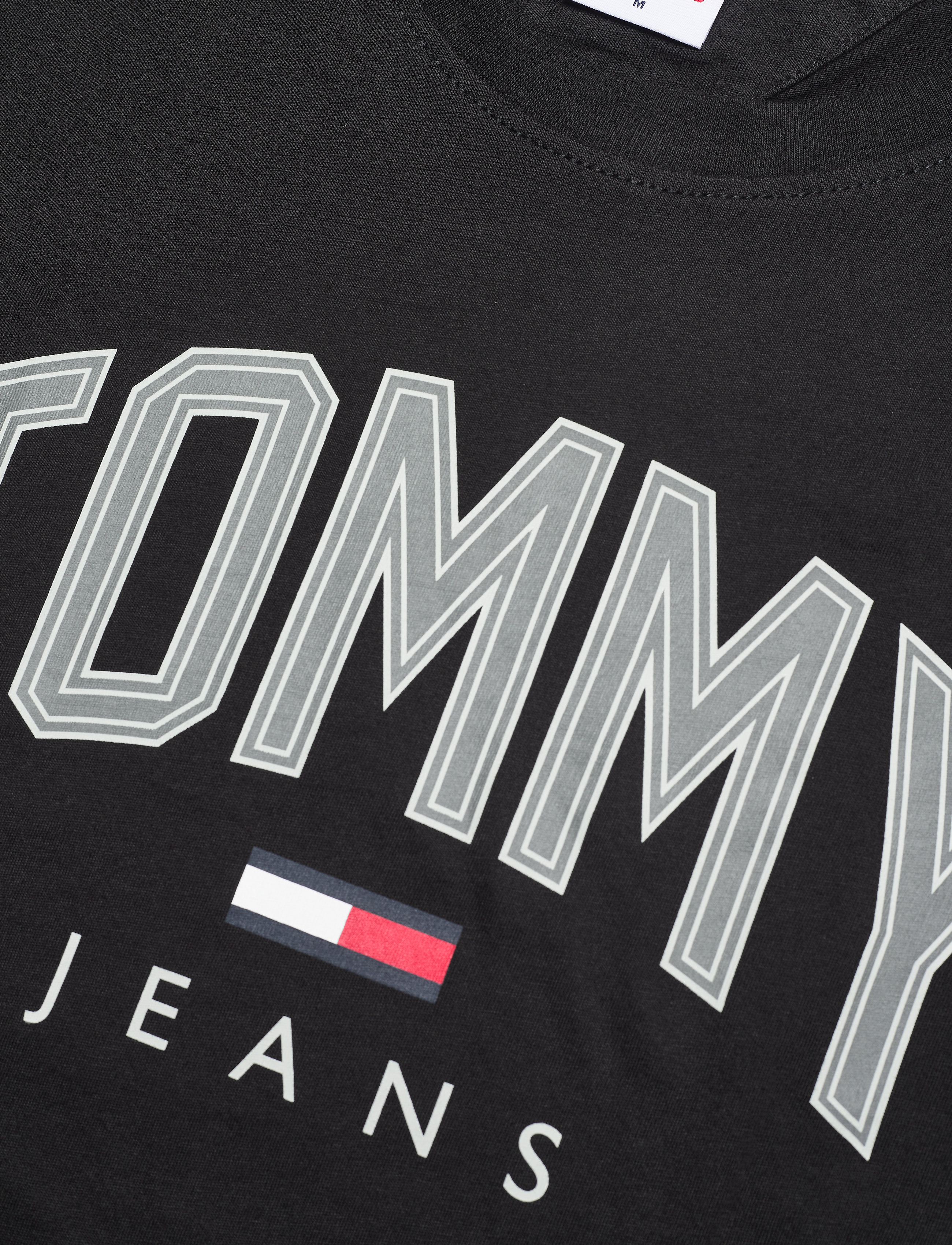Tommy Jeans - TJM SHADOW TOMMY PRINT TEE - black - 2