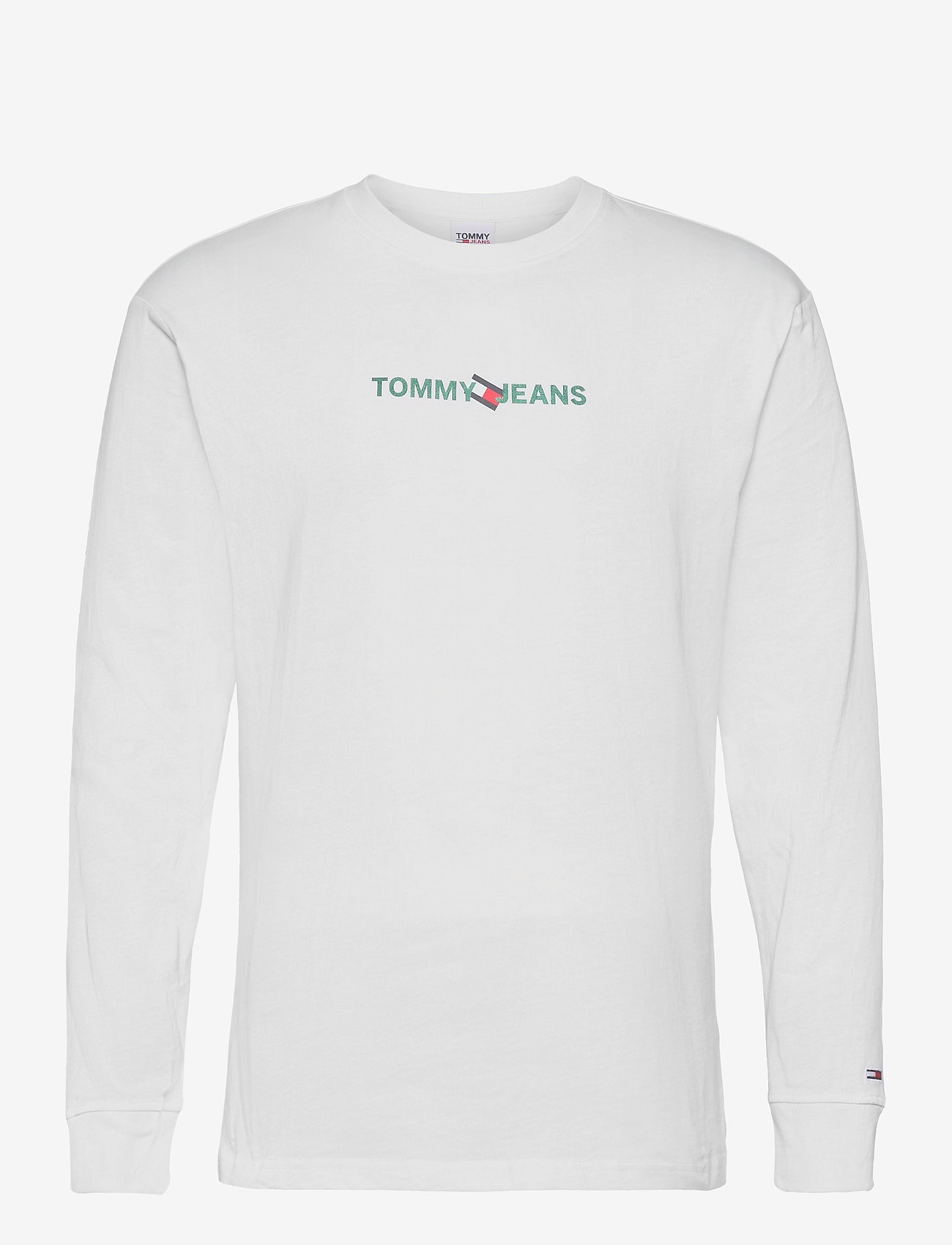 Tommy Jeans - TJM VERTICAL TOMMY LOGO TEE - white - 0