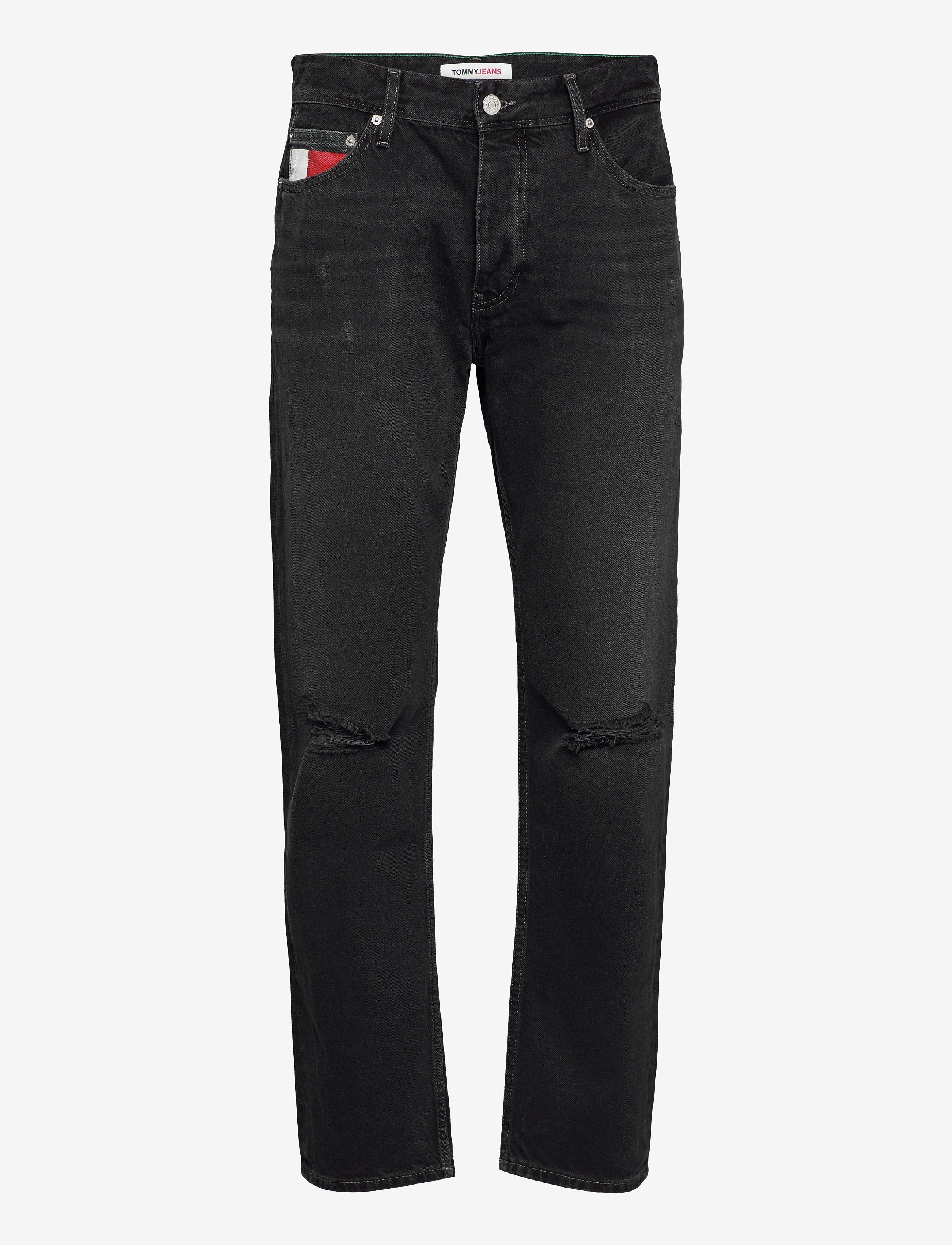 Tommy Jeans - ETHAN RLXD STRAIGHT SSPBBRSD - save sp bk bk rgd spr destr - 0