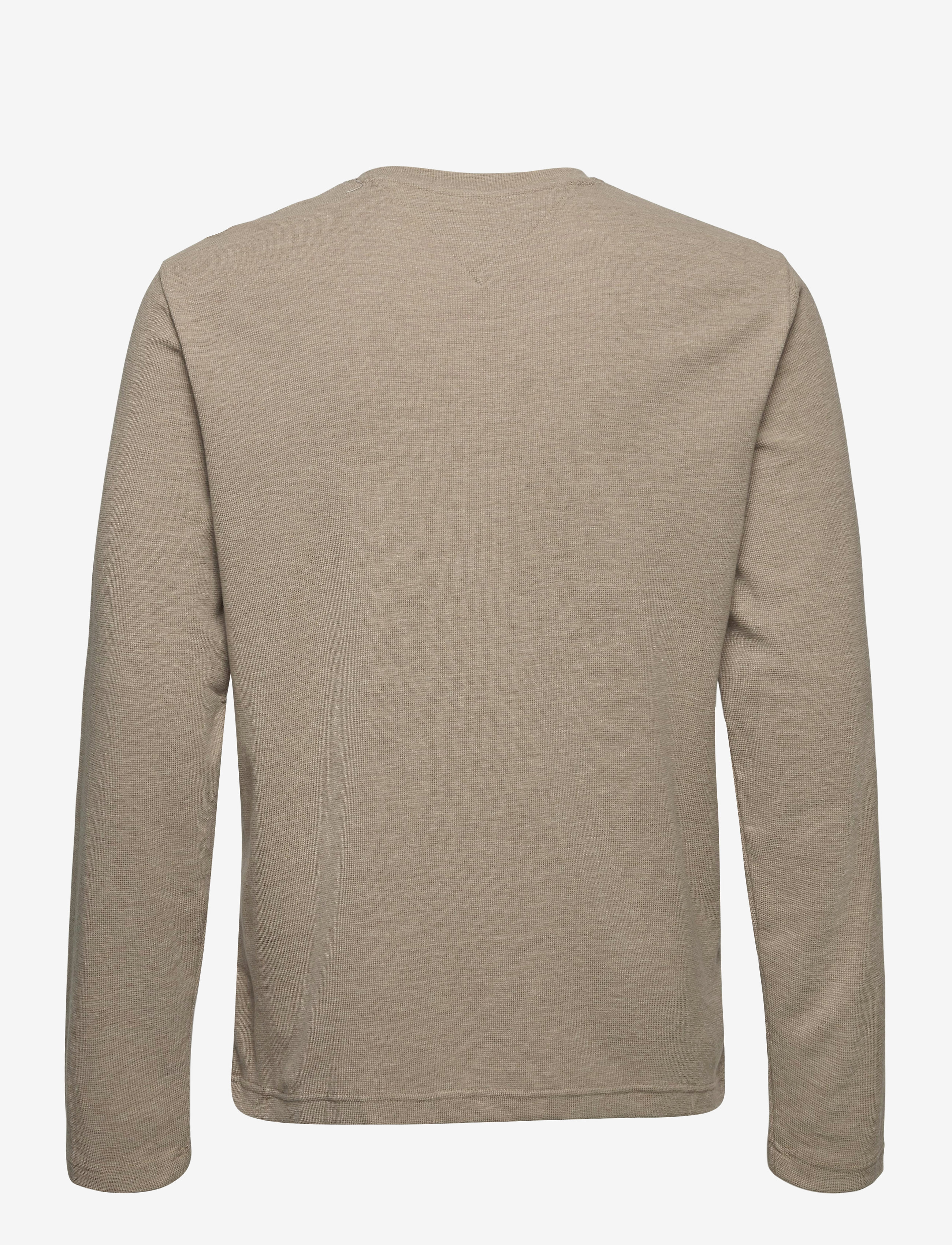 Tommy Jeans - TJM MINI WAFFLE JASPE LONGSLEEVE - soft beige - 1