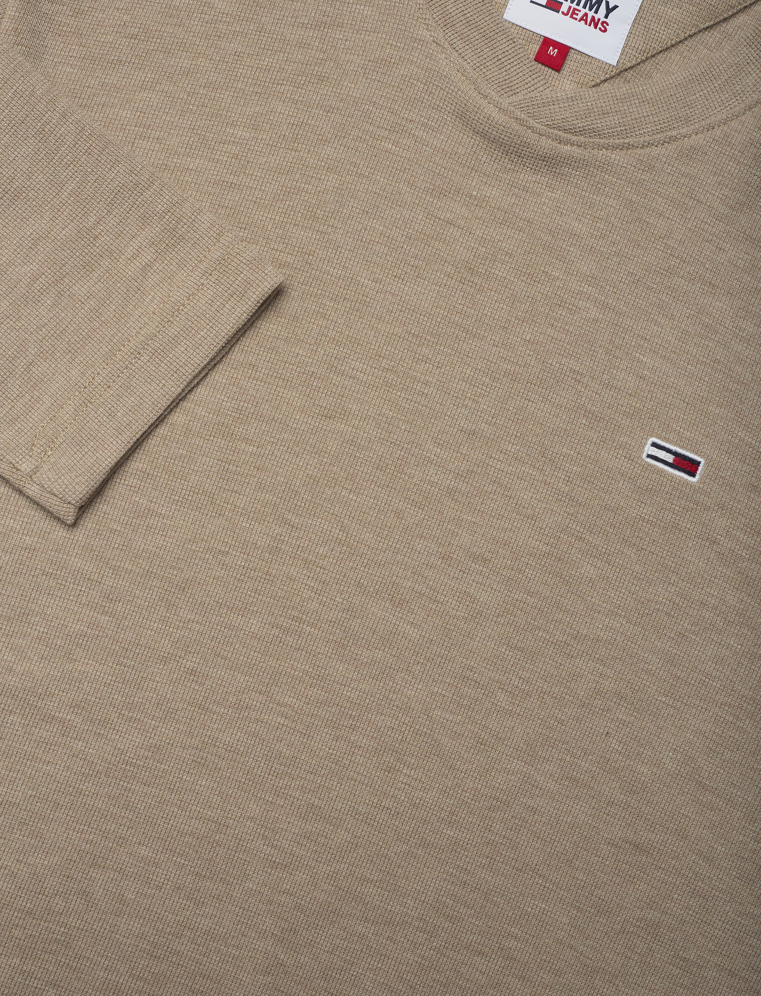 Tommy Jeans - TJM MINI WAFFLE JASPE LONGSLEEVE - soft beige - 2