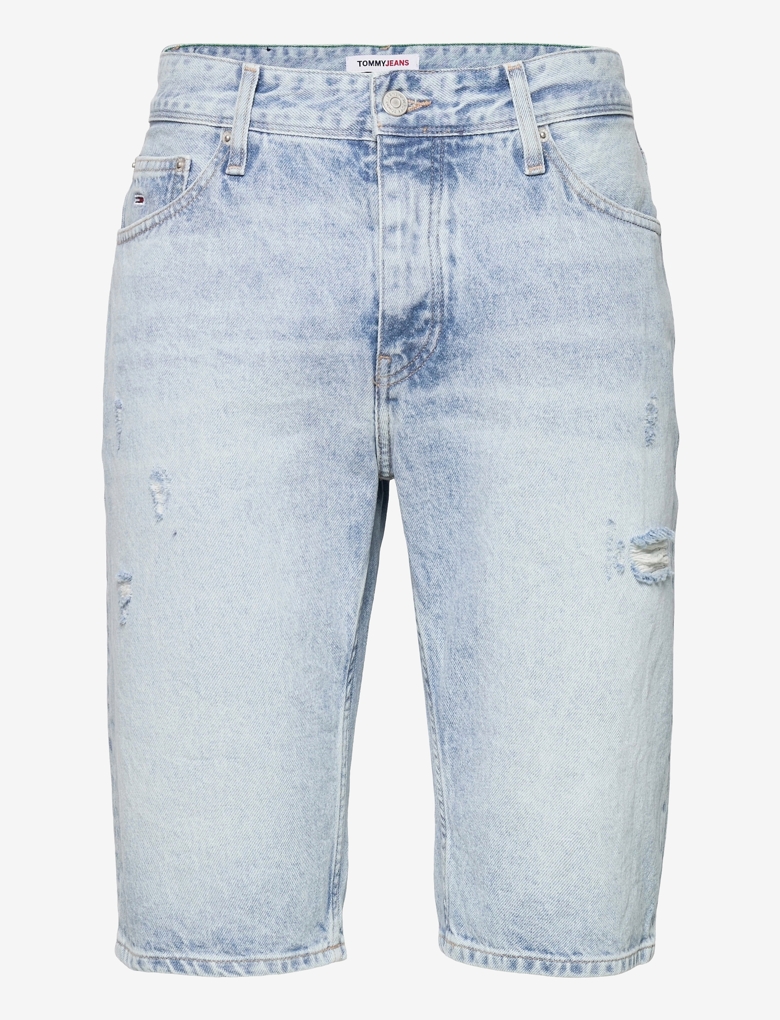 Tommy Jeans - ETHAN RLXD DENIM SHORT SSPLBRD - save sp lb rgd destr - 0