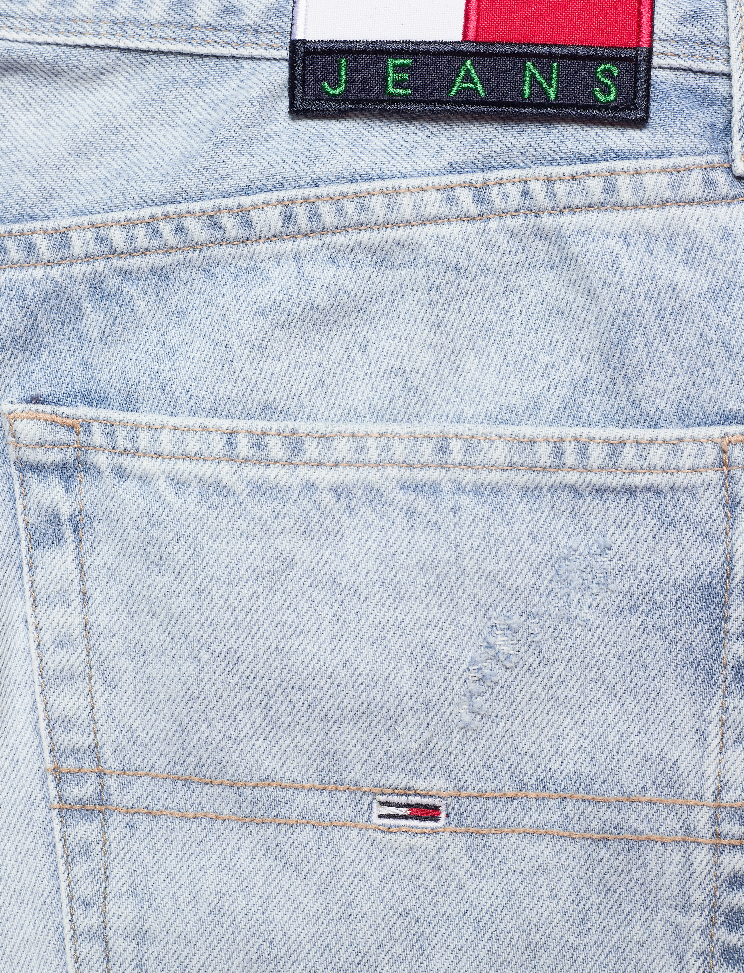 Tommy Jeans - ETHAN RLXD DENIM SHORT SSPLBRD - save sp lb rgd destr - 4