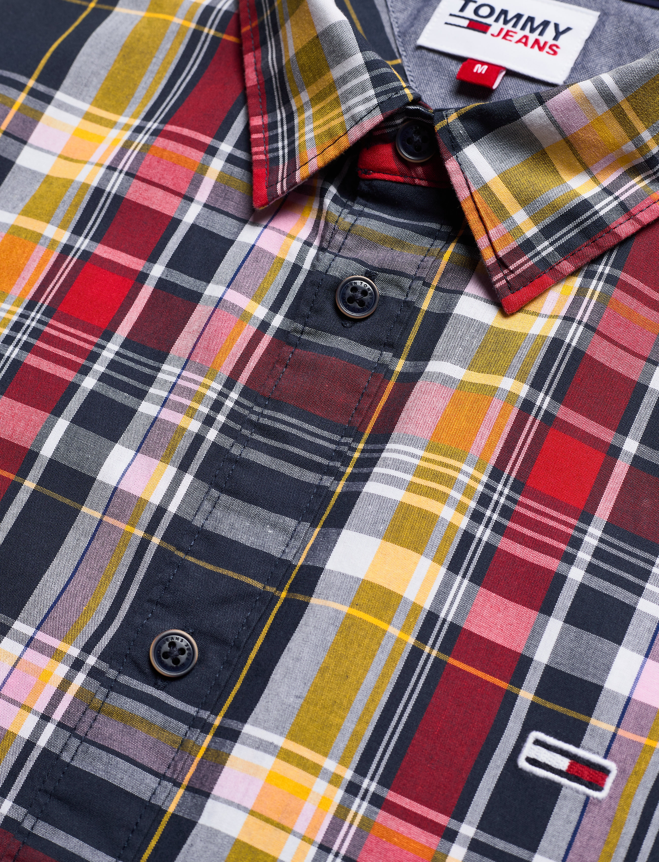 Tommy Jeans - TJM SEASONAL CHECK SHIRT - twilight navy / multi - 3
