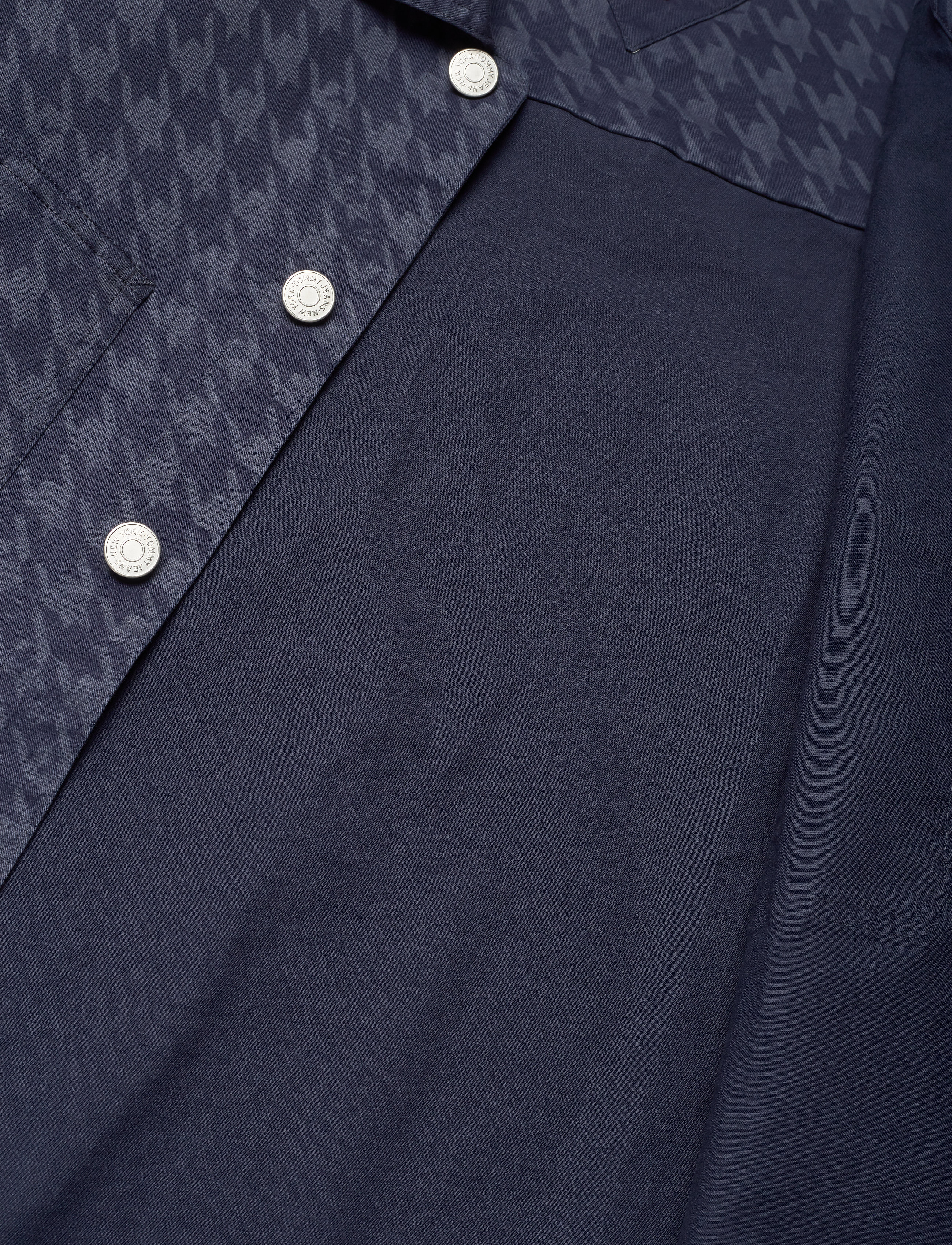 Tommy Jeans - TJM HOUNDSTOOTH OVERSHIRT - twilight navy - 4