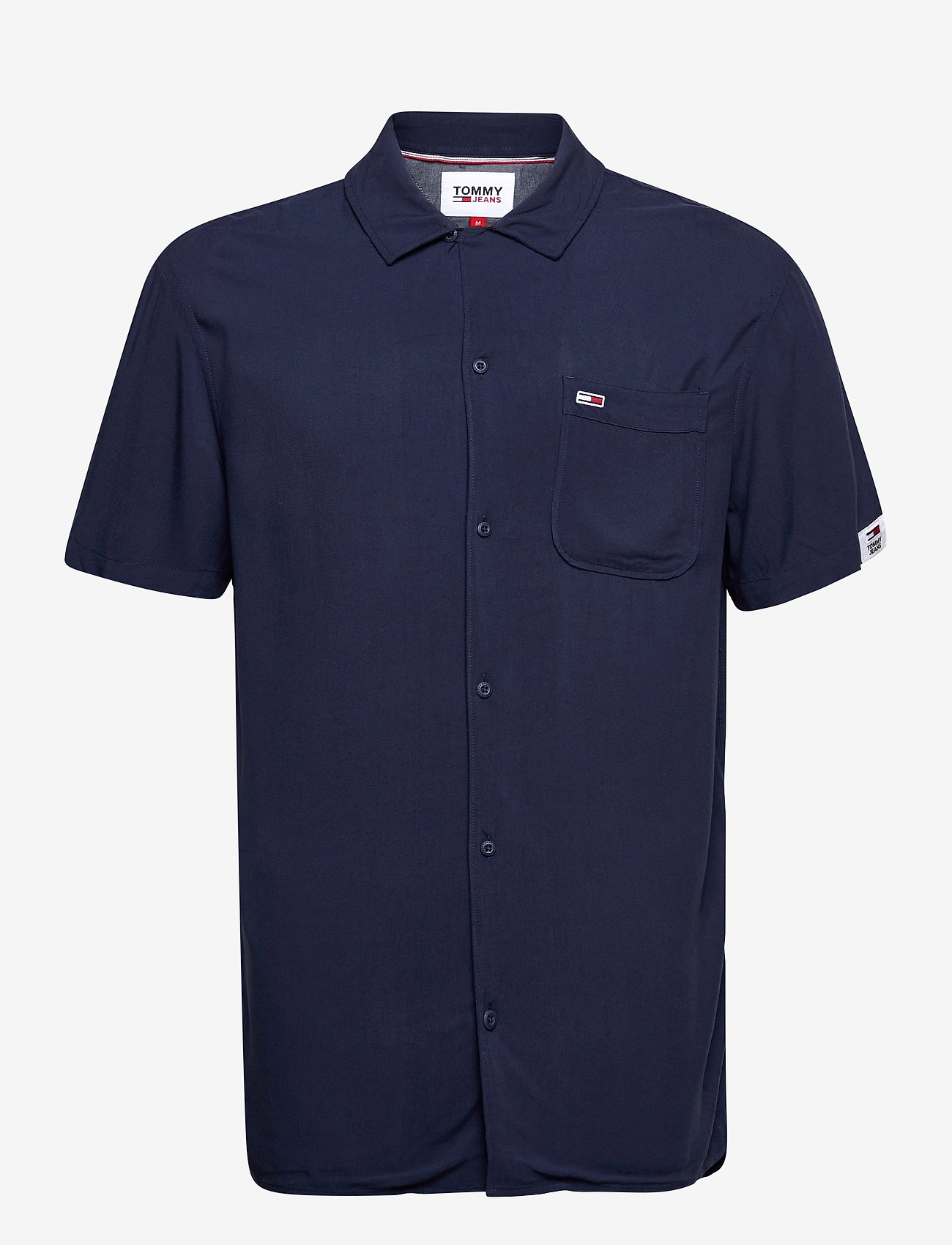 Tommy Jeans - TJM SOLID CAMP SHIRT - twilight navy - 0