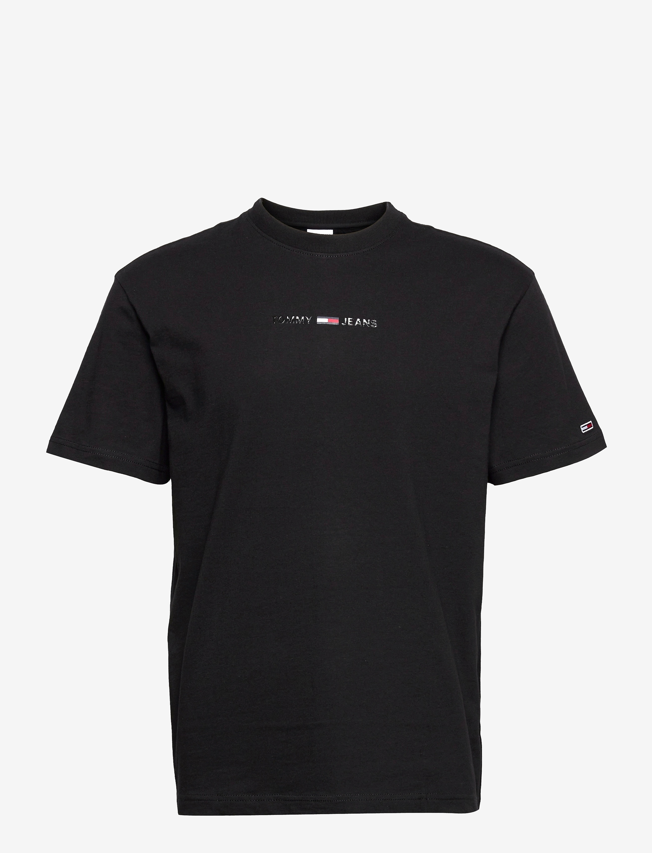 Tommy Jeans - TJM GEL LINEAR LOGO TEE - black - 0