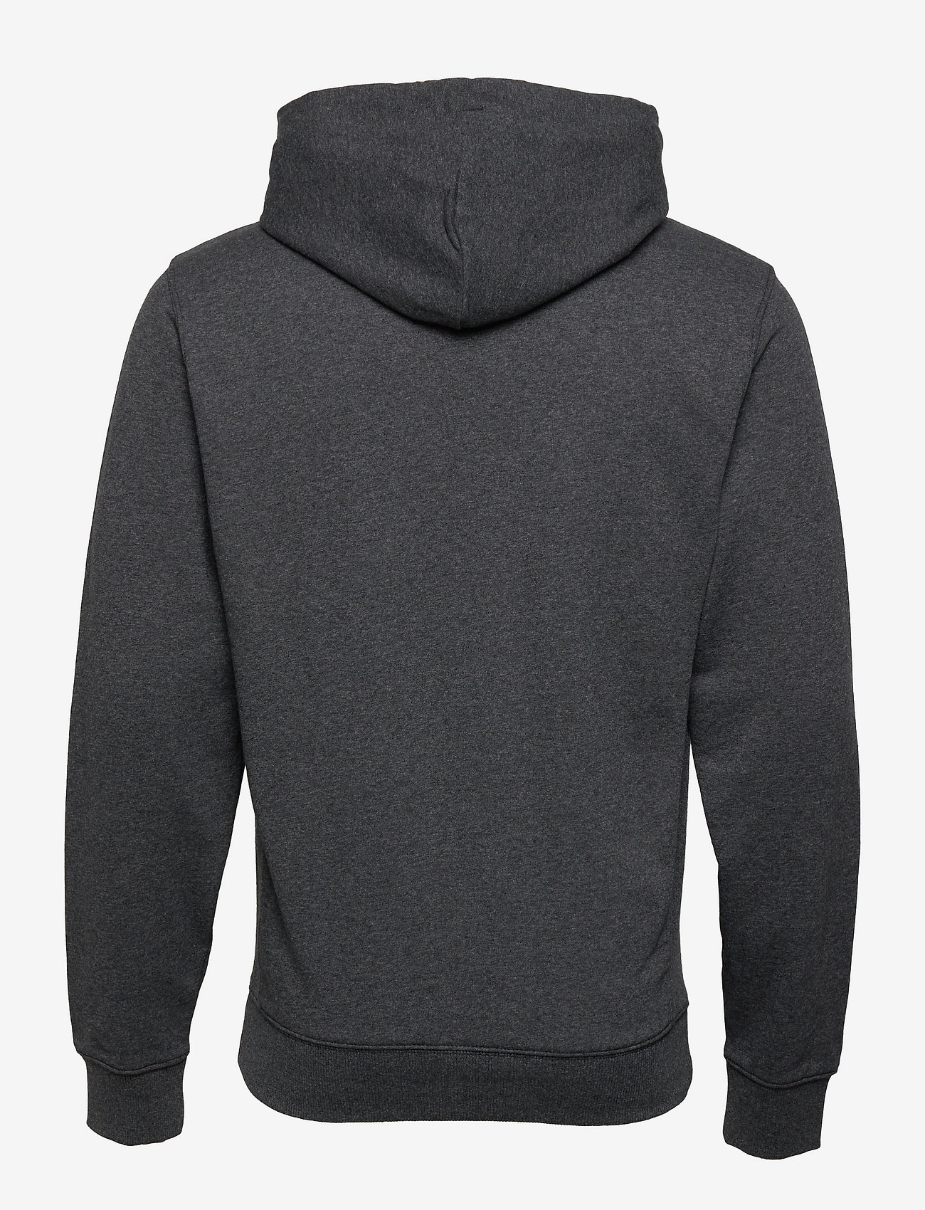 Tommy Jeans - TJM GEL STRAIGHT LOGO HOODIE - black htr - 1