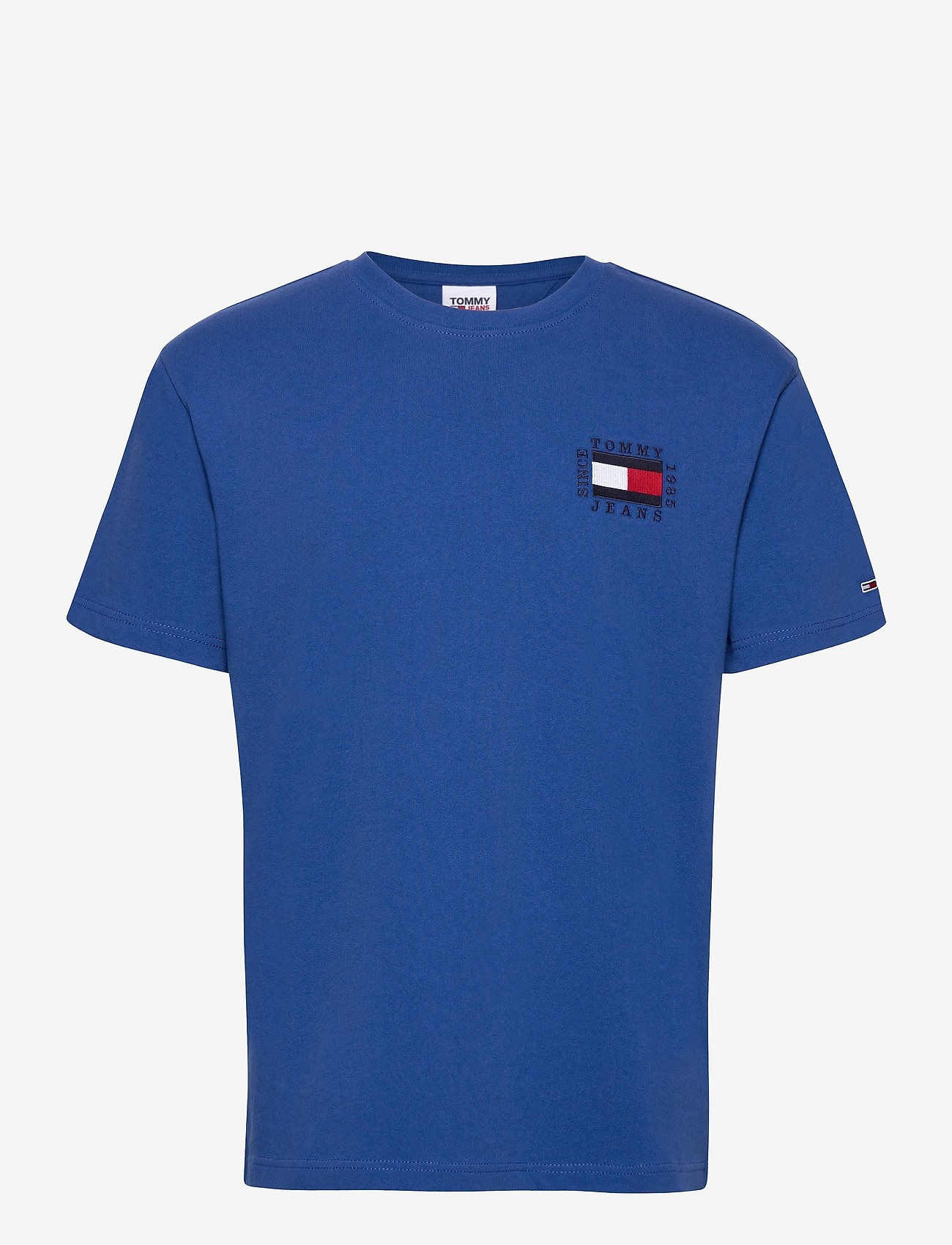 Tommy Jeans - TJM BOX FLAG TEE - providence blue - 0