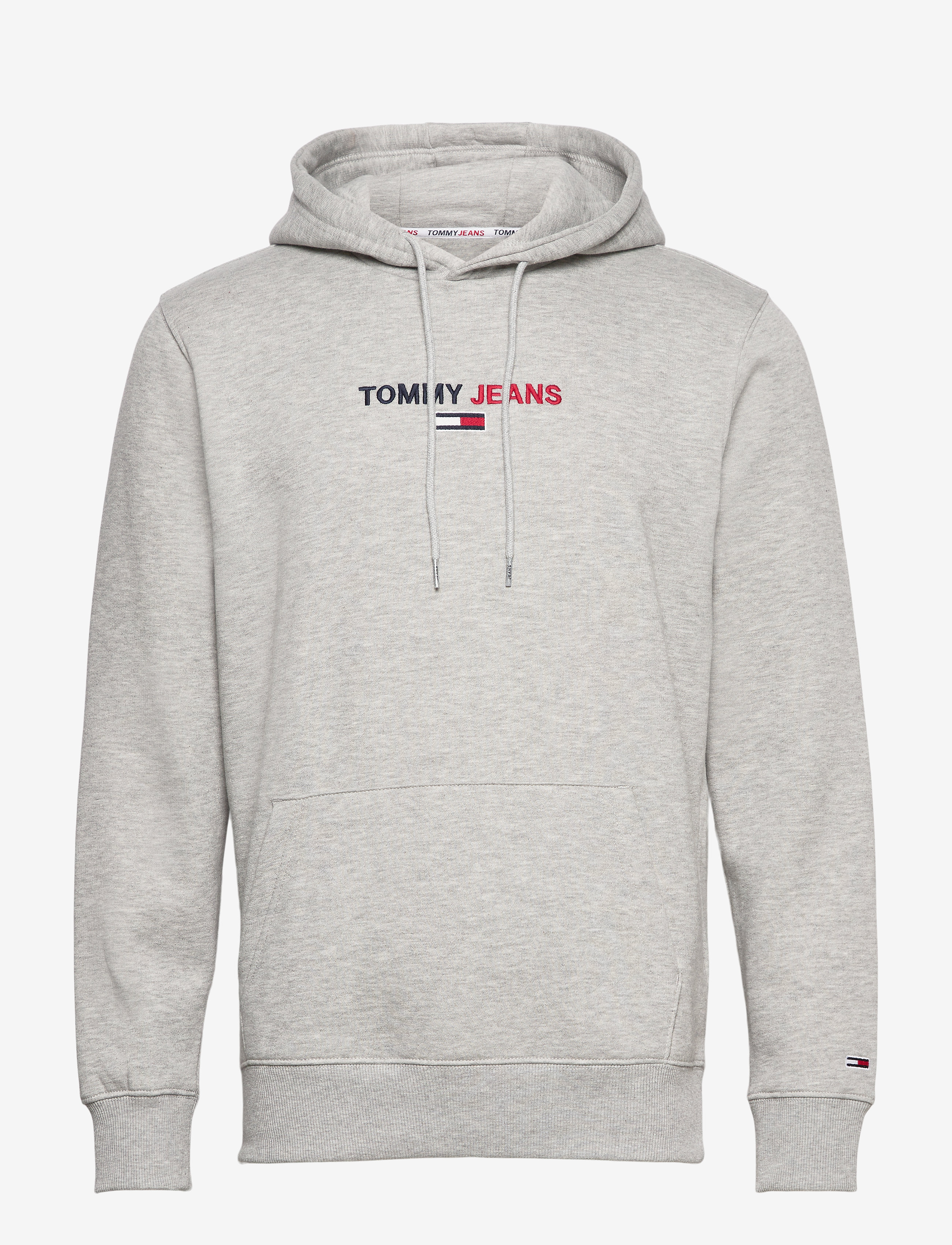 Tommy Jeans - TJM LINEAR LOGO HOODIE - light grey heather - 0