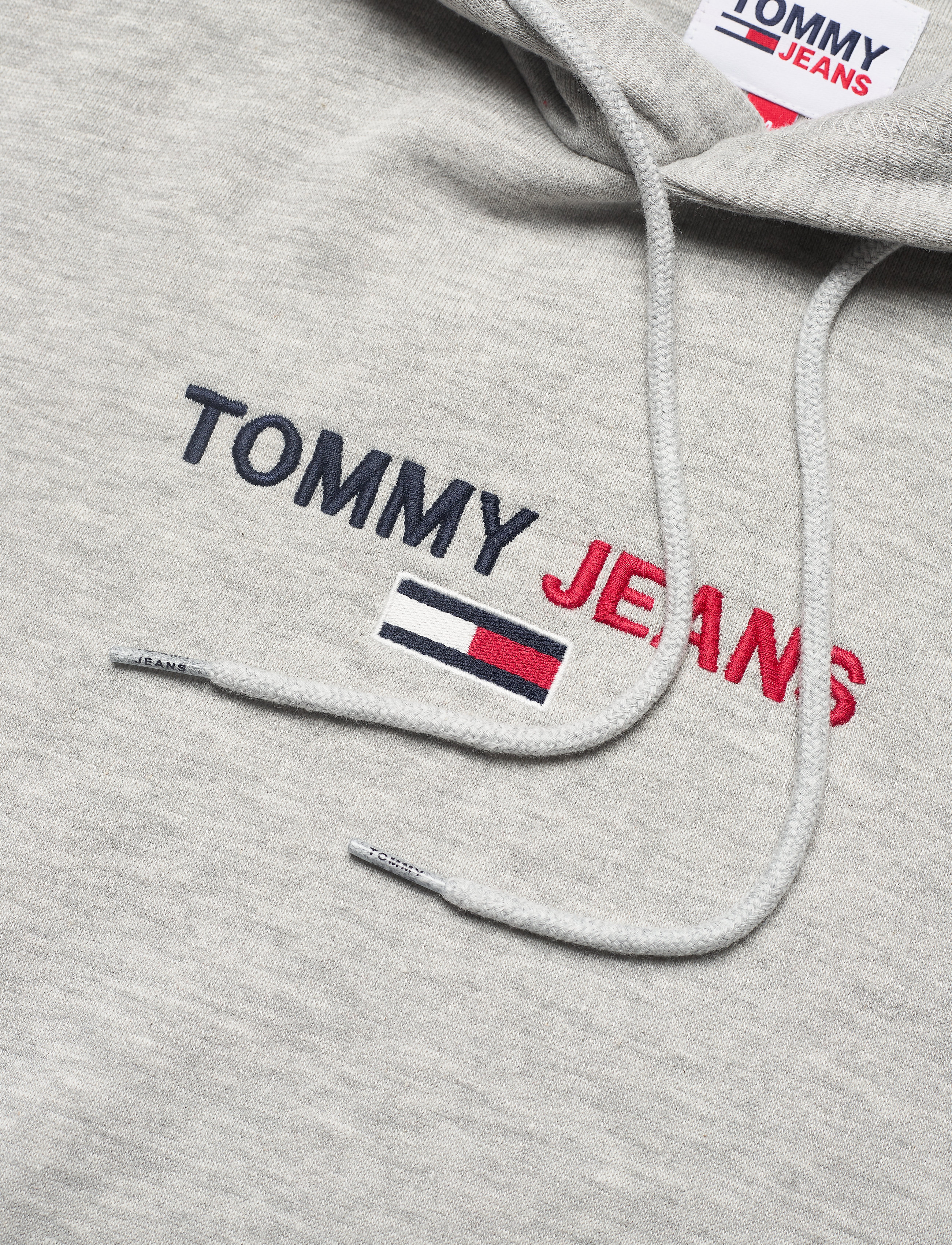 Tommy Jeans - TJM LINEAR LOGO HOODIE - light grey heather - 2